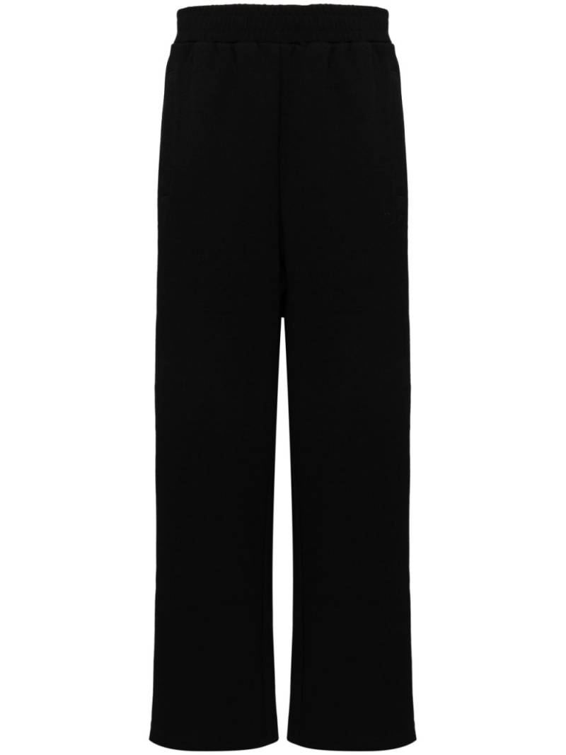 izzue logo-embroidered track pants - Black von izzue