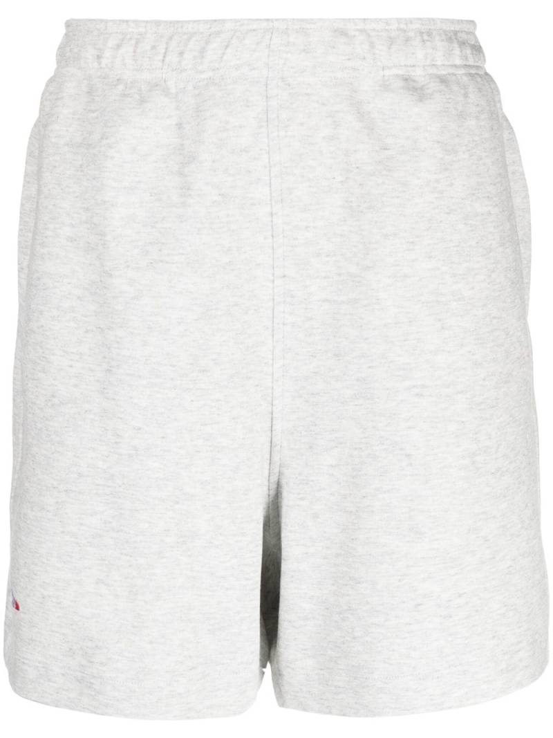 izzue logo-embroidered track shorts - Grey von izzue