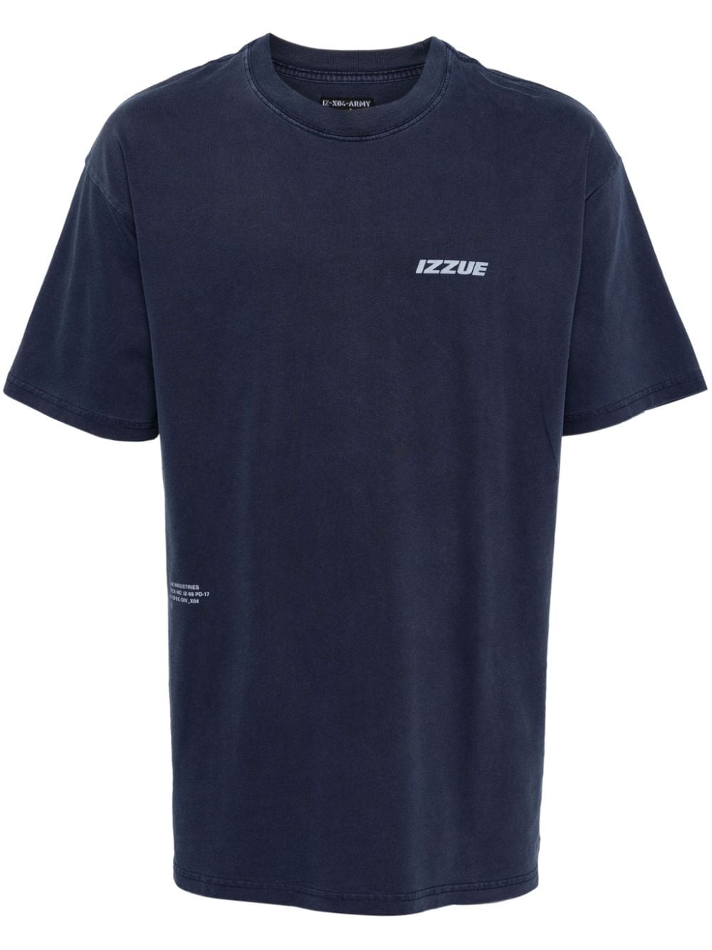 izzue logo lettering t-shirt - Blue von izzue