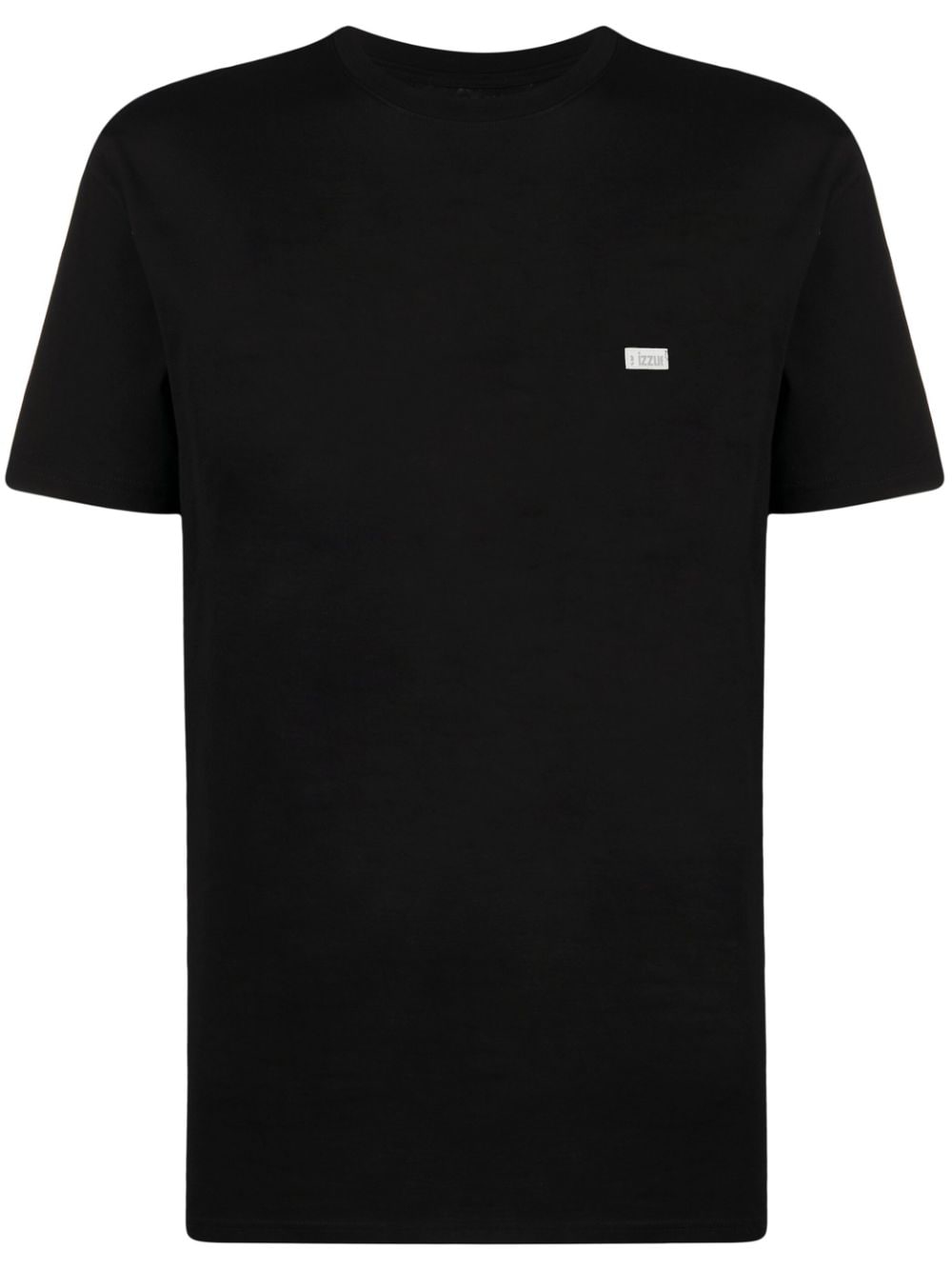 izzue logo-patch cotton T-shirt - Black von izzue
