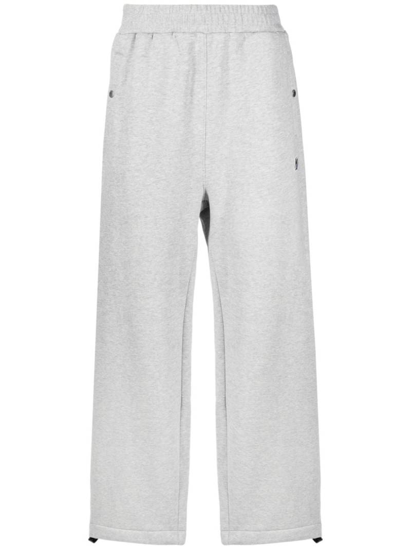 izzue logo-patch jersey track pants - Grey von izzue