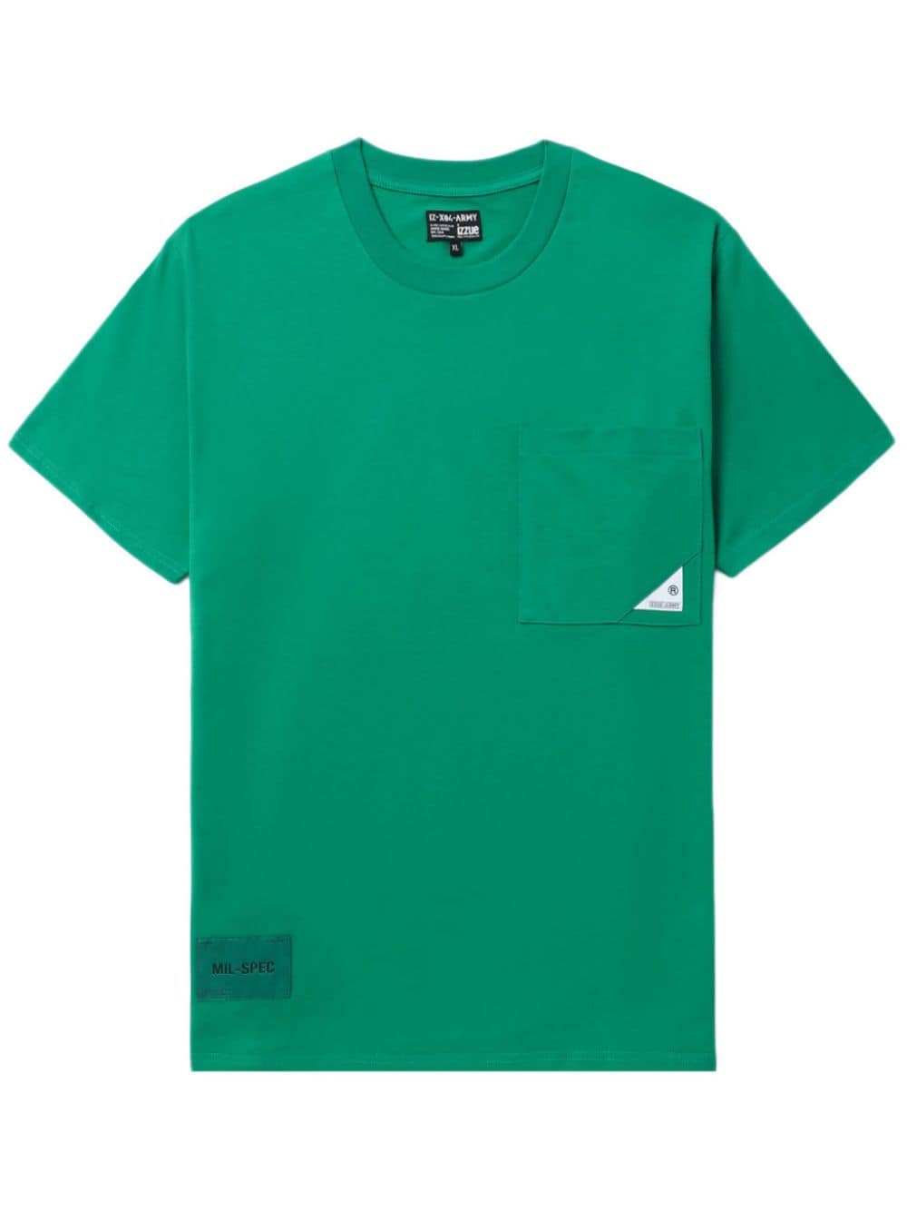 izzue logo-print cotton T-shirt - Green von izzue