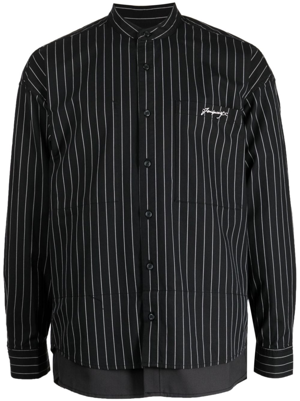 izzue long-sleeve striped shirt - Black von izzue