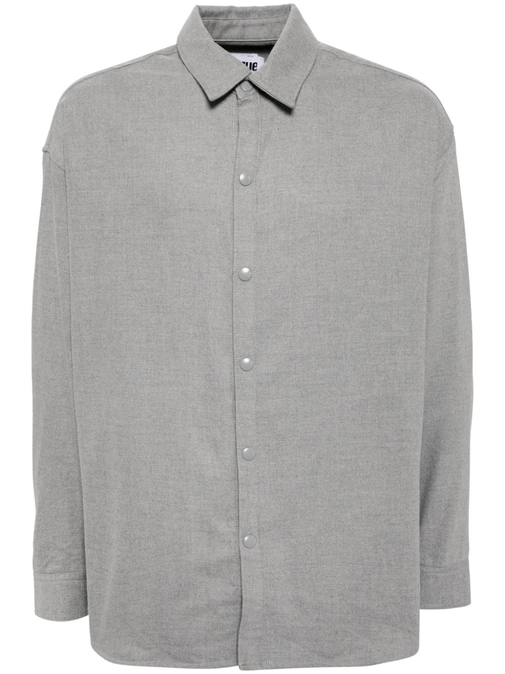 izzue long-sleeved cotton-blend shirt - Grey von izzue