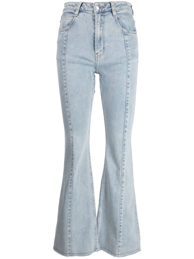 izzue mid-rise flared jeans - Blue von izzue