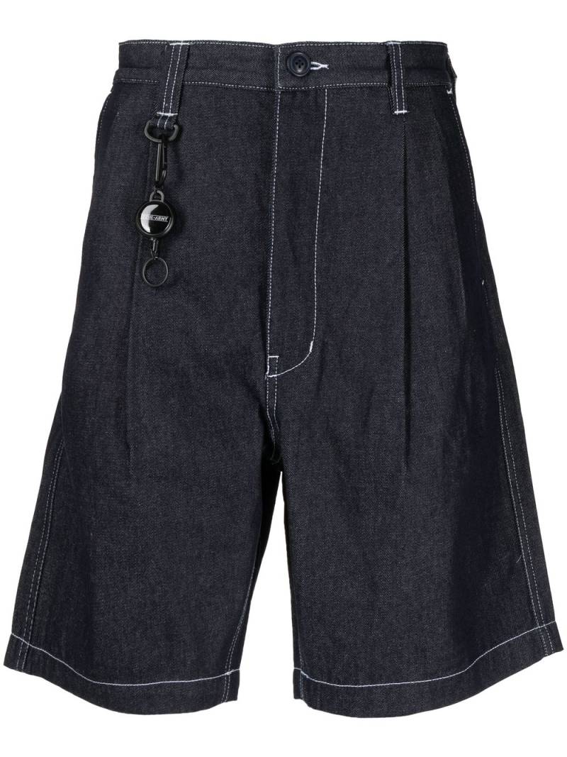 izzue multiple cargo cotton shorts - Blue von izzue