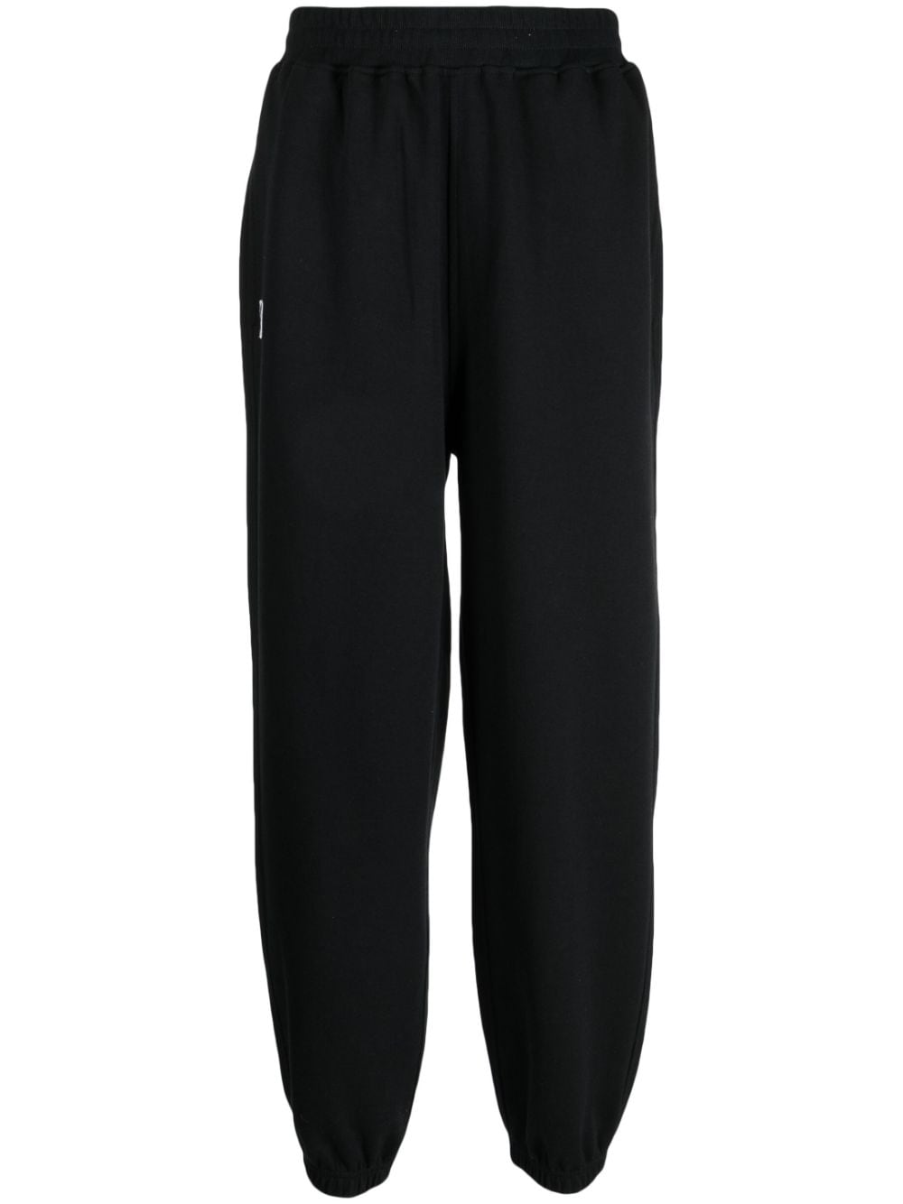 izzue number-patch elasticated track trousers - Black von izzue