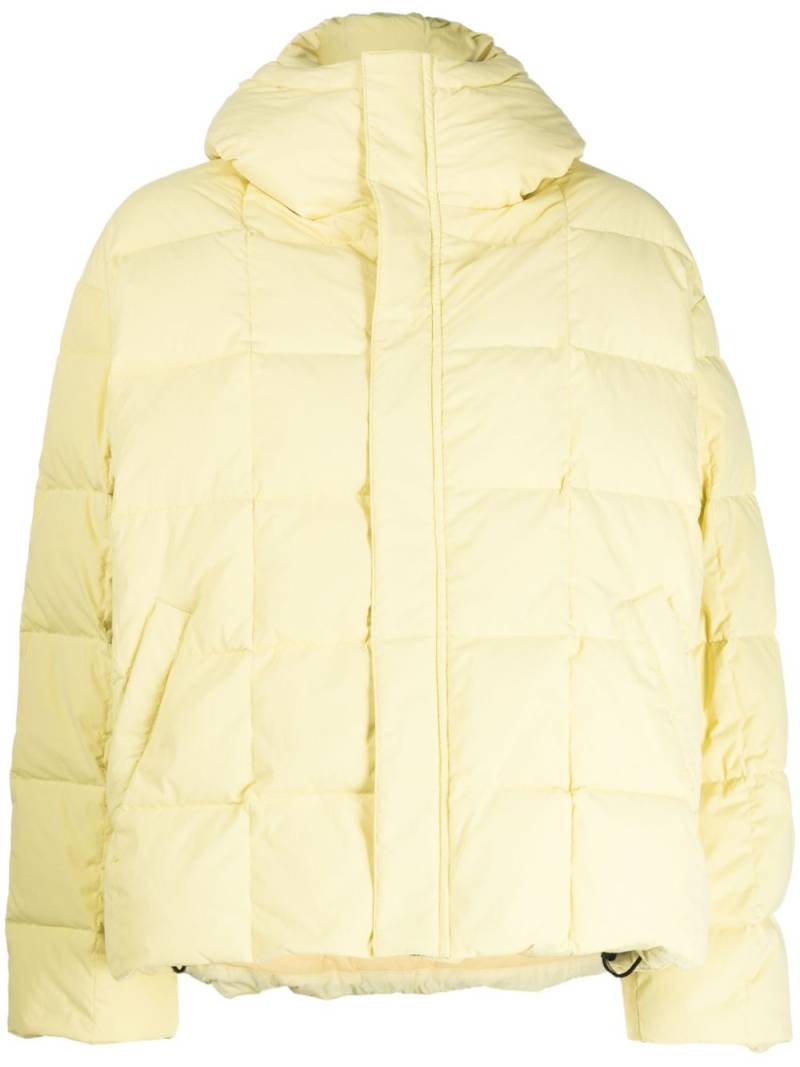 izzue quilted padded jacket - Yellow von izzue