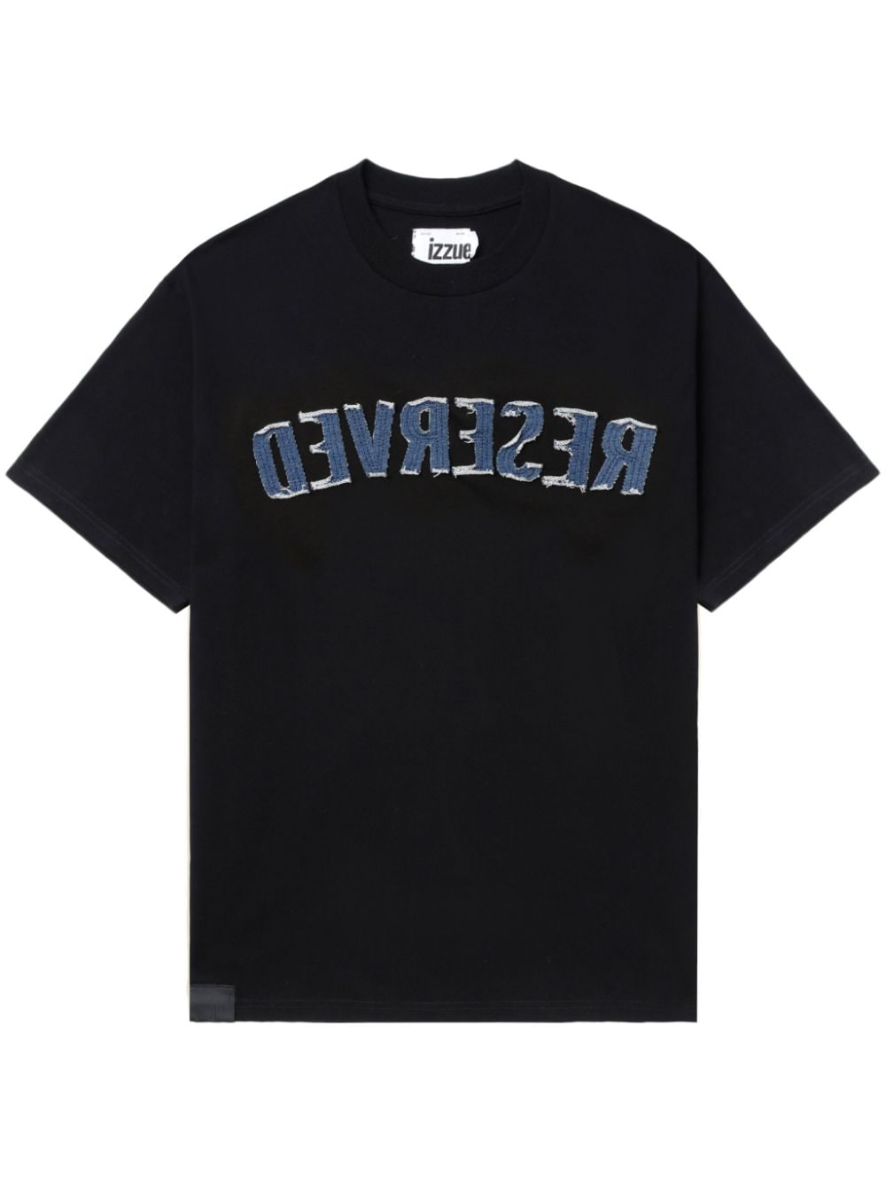 izzue reverse-appliqué cotton T-shirt - Black von izzue