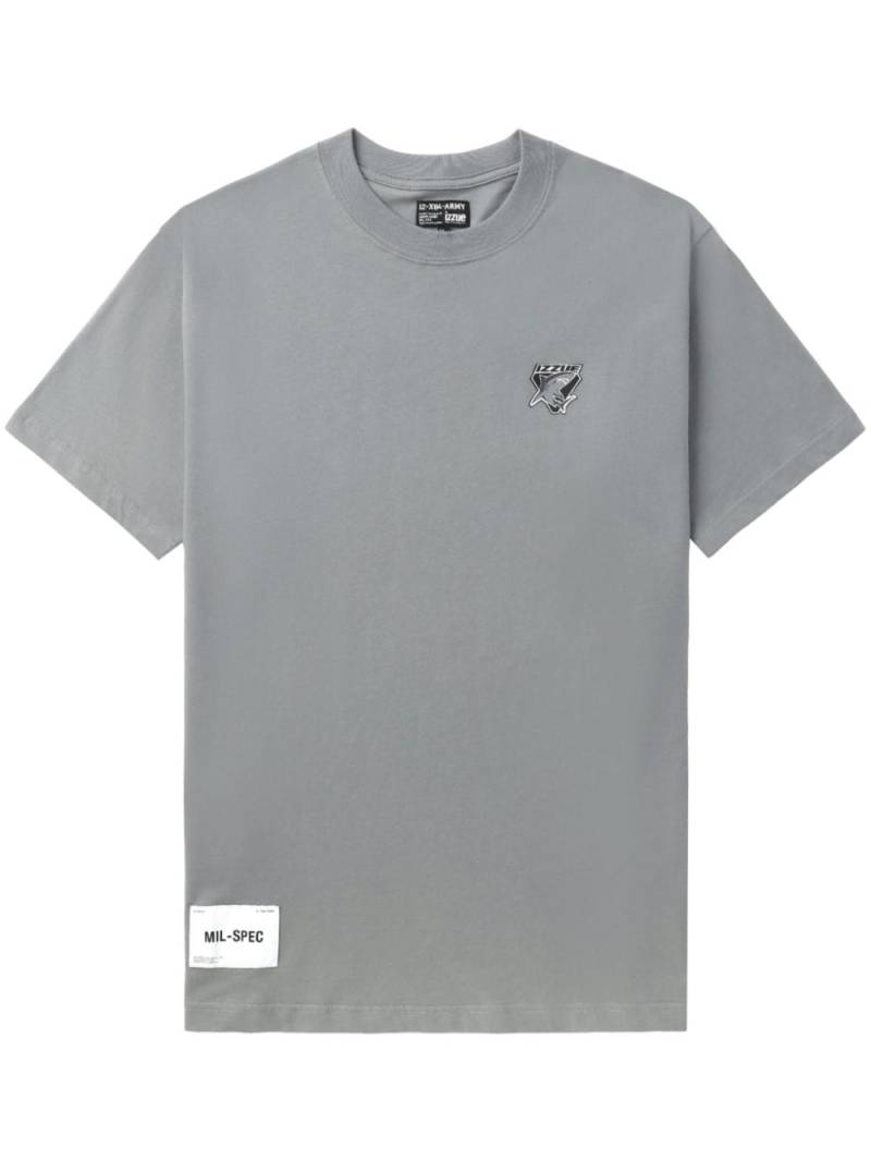 izzue shark-print cotton T-shirt - Grey von izzue