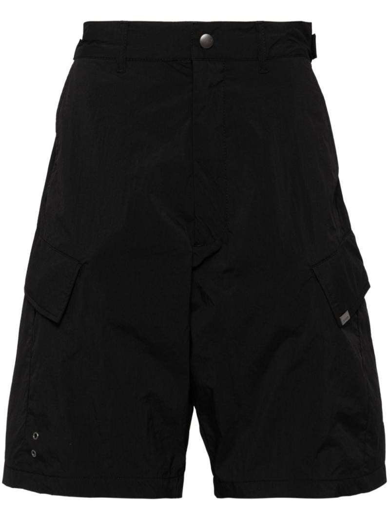 izzue straigh-leg cargo shorts - Black von izzue