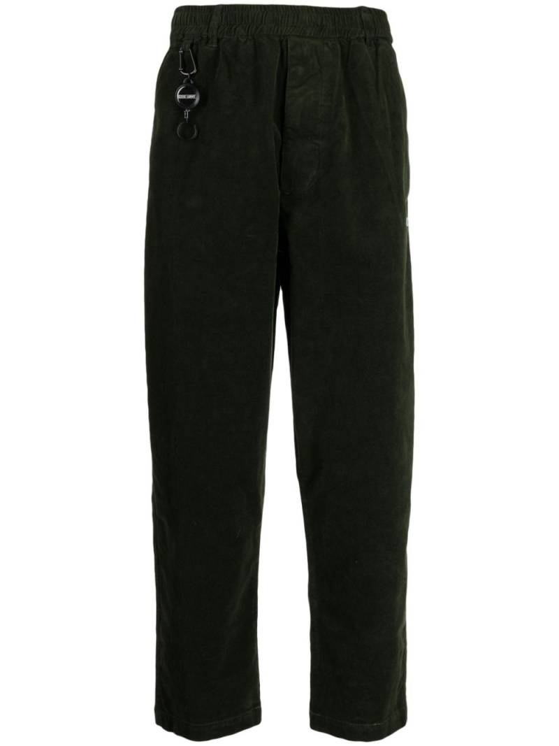 izzue straight-leg cotton trousers - Green von izzue