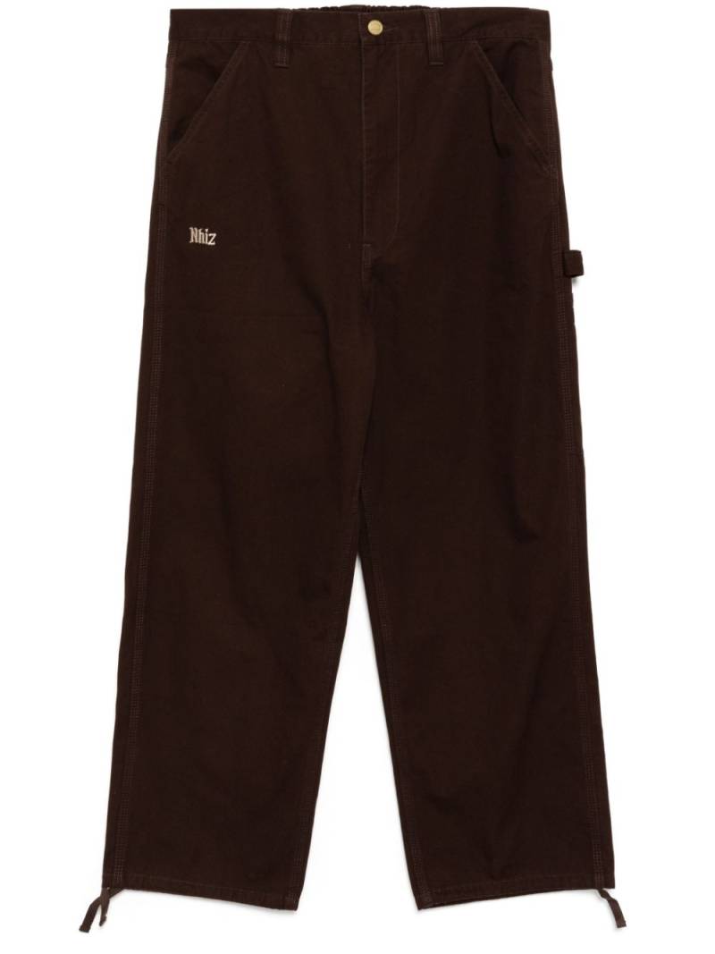 izzue straight-leg trousers - Brown von izzue