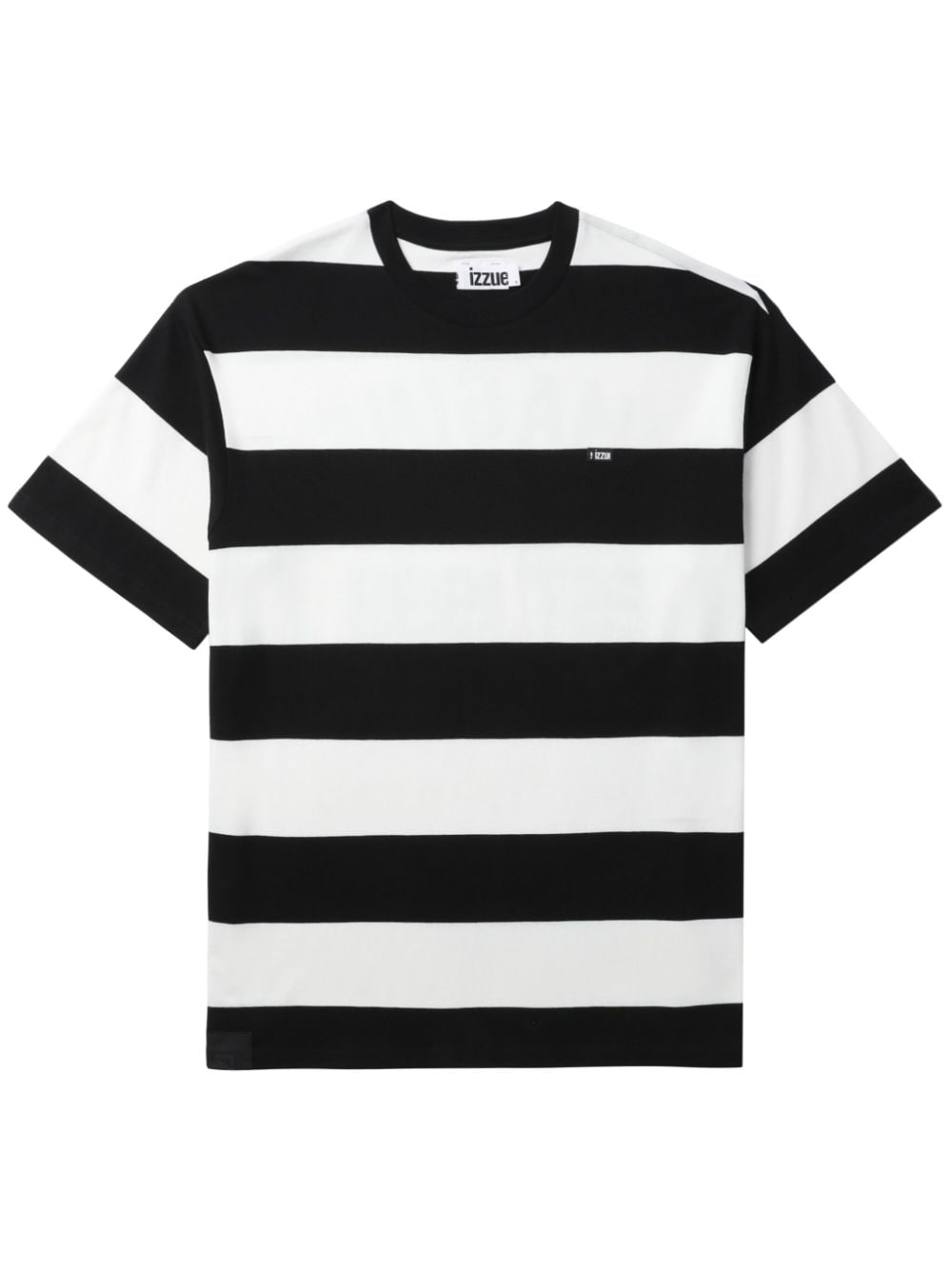 izzue striped cotton T-shirt - Black von izzue
