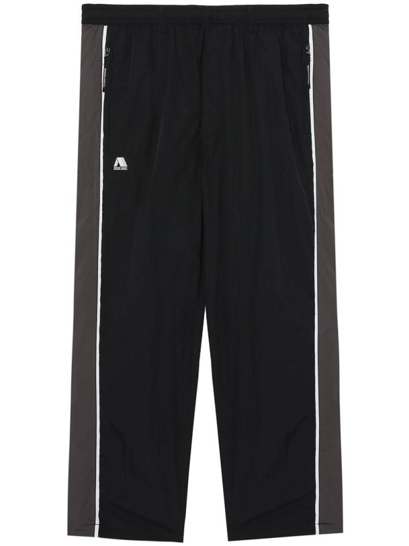 izzue two-tone track pants - Black von izzue