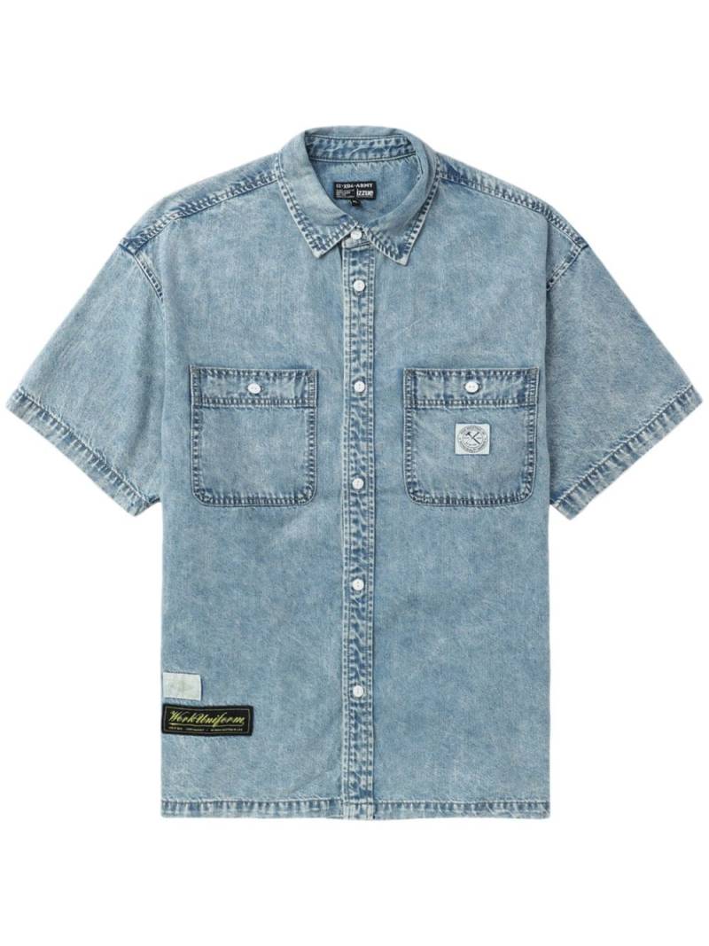 izzue washed denim shirt - Blue von izzue