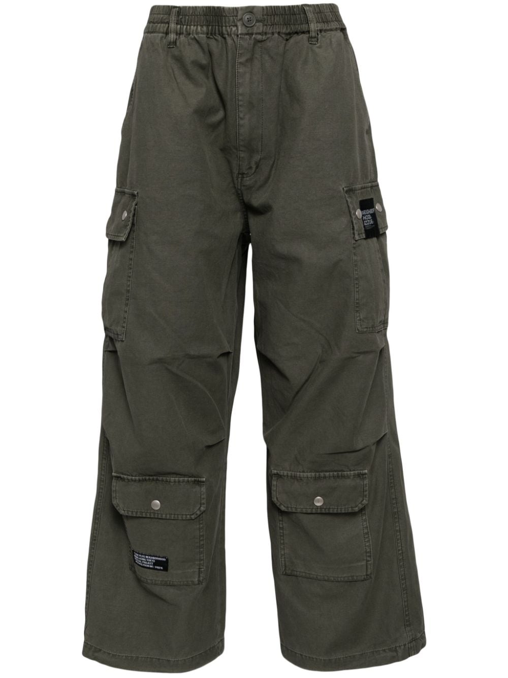 izzue wide-leg cargo pants - Green von izzue