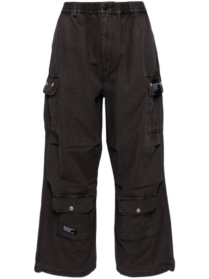 izzue wide-leg cargo pants - Grey von izzue