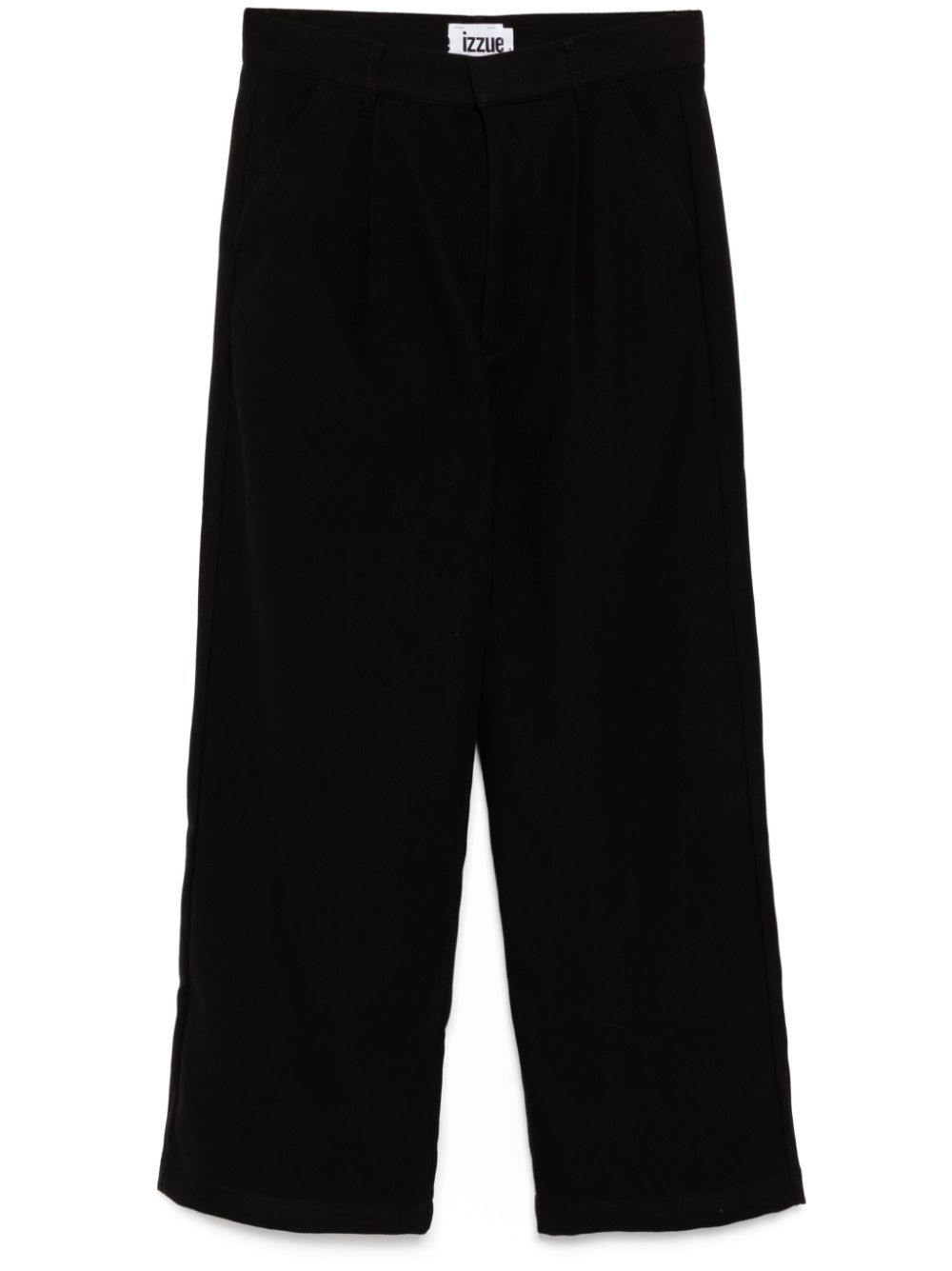 izzue wide-leg trousers - Black von izzue