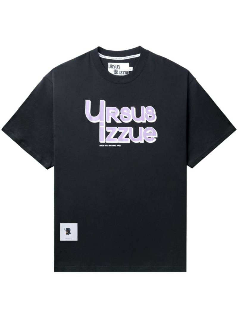 izzue x A Bathing Ape® cotton T-shirt - Black von izzue