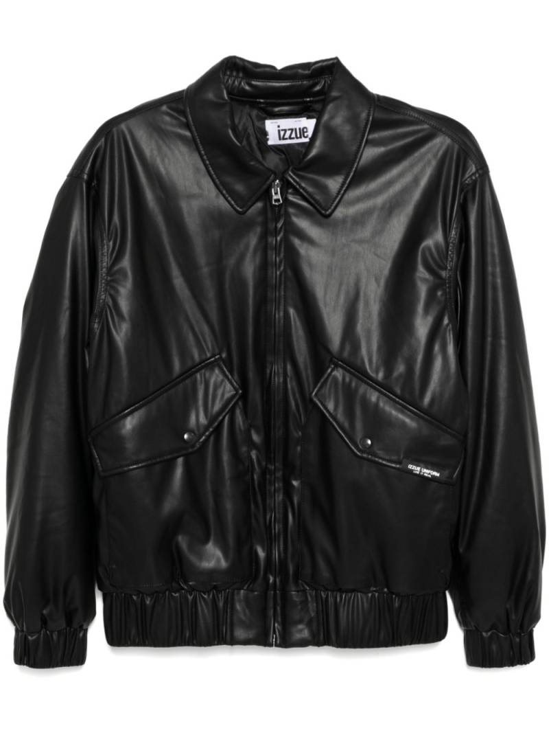 izzue zipped jacket - Black von izzue