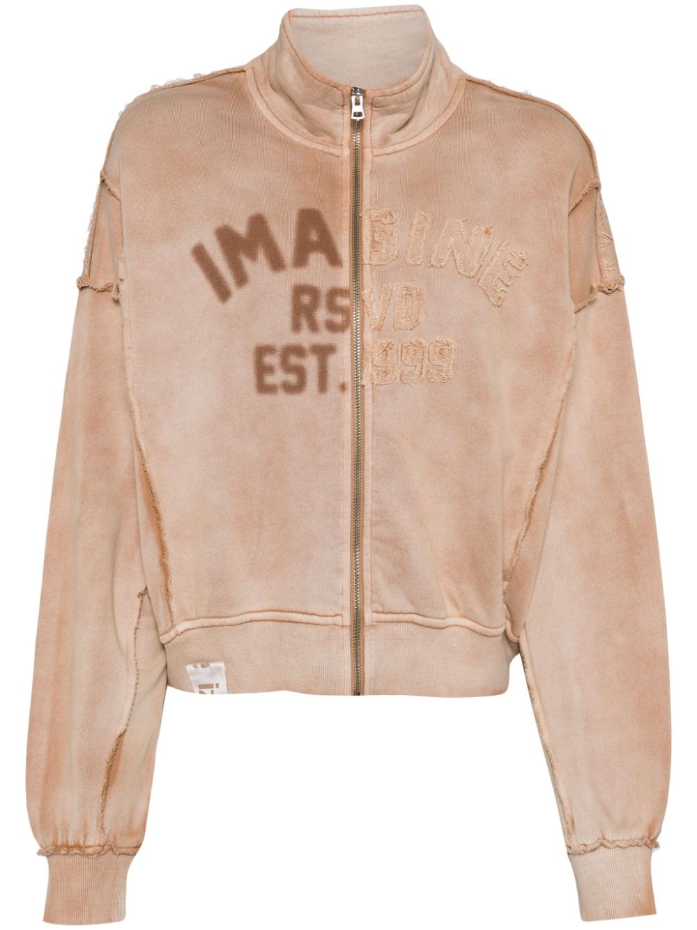 izzue zipped jacket - Neutrals von izzue