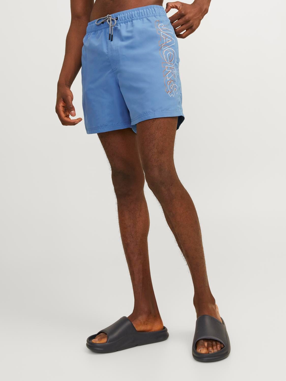 Jack & Jones Badeshorts »JPSTFIJI JJSWIM DOUBLE LOGO SN LY« von jack & jones