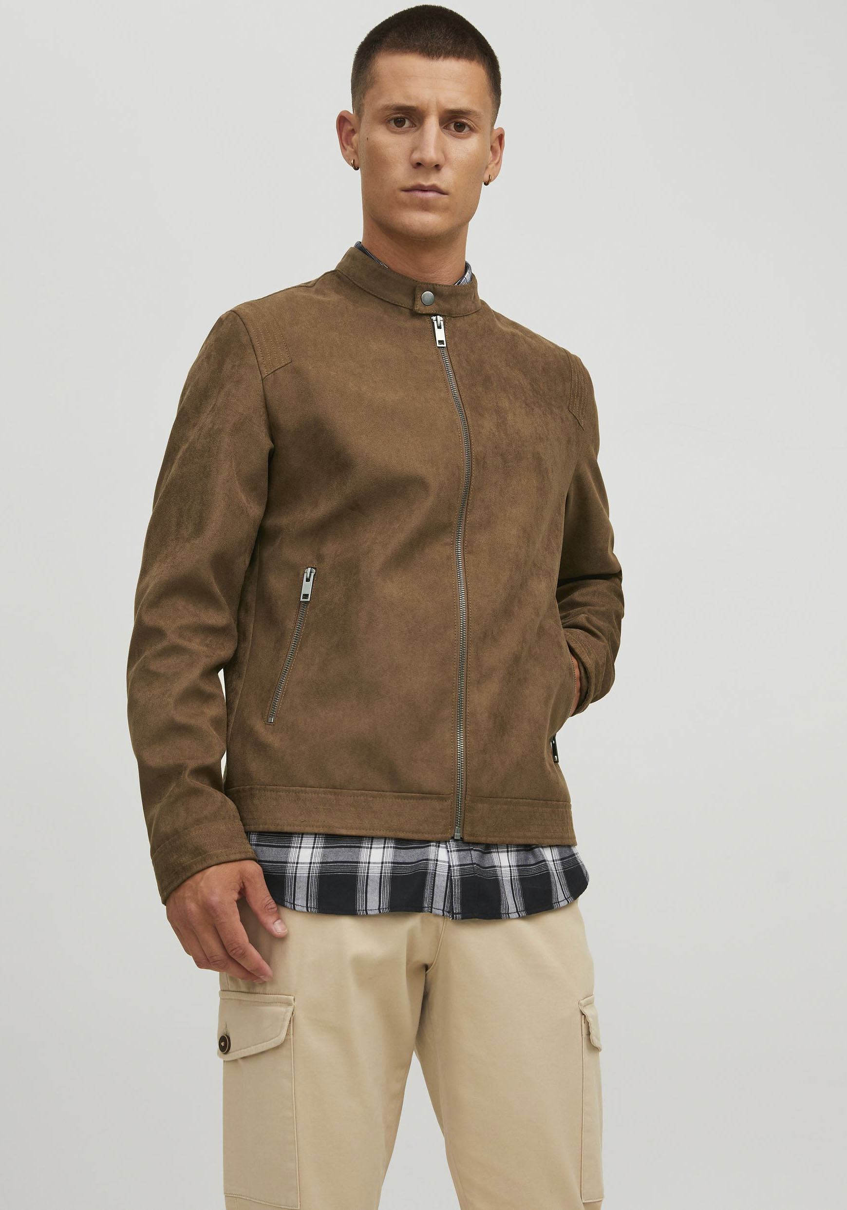 Jack & Jones Bikerjacke »JJEROCKY CLEAN JACKET NOOS« Jack & Jones Bikerjacke »JJEROCKY CLEAN JACKET NOOS« von jack & jones