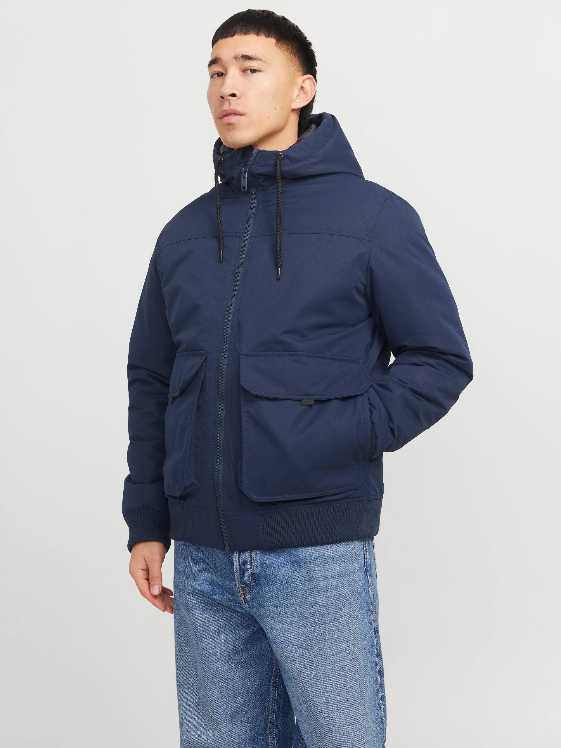 Jack & Jones Bomberjacke »JJCONSTRUCT BOMBER«, mit Kapuze von jack & jones