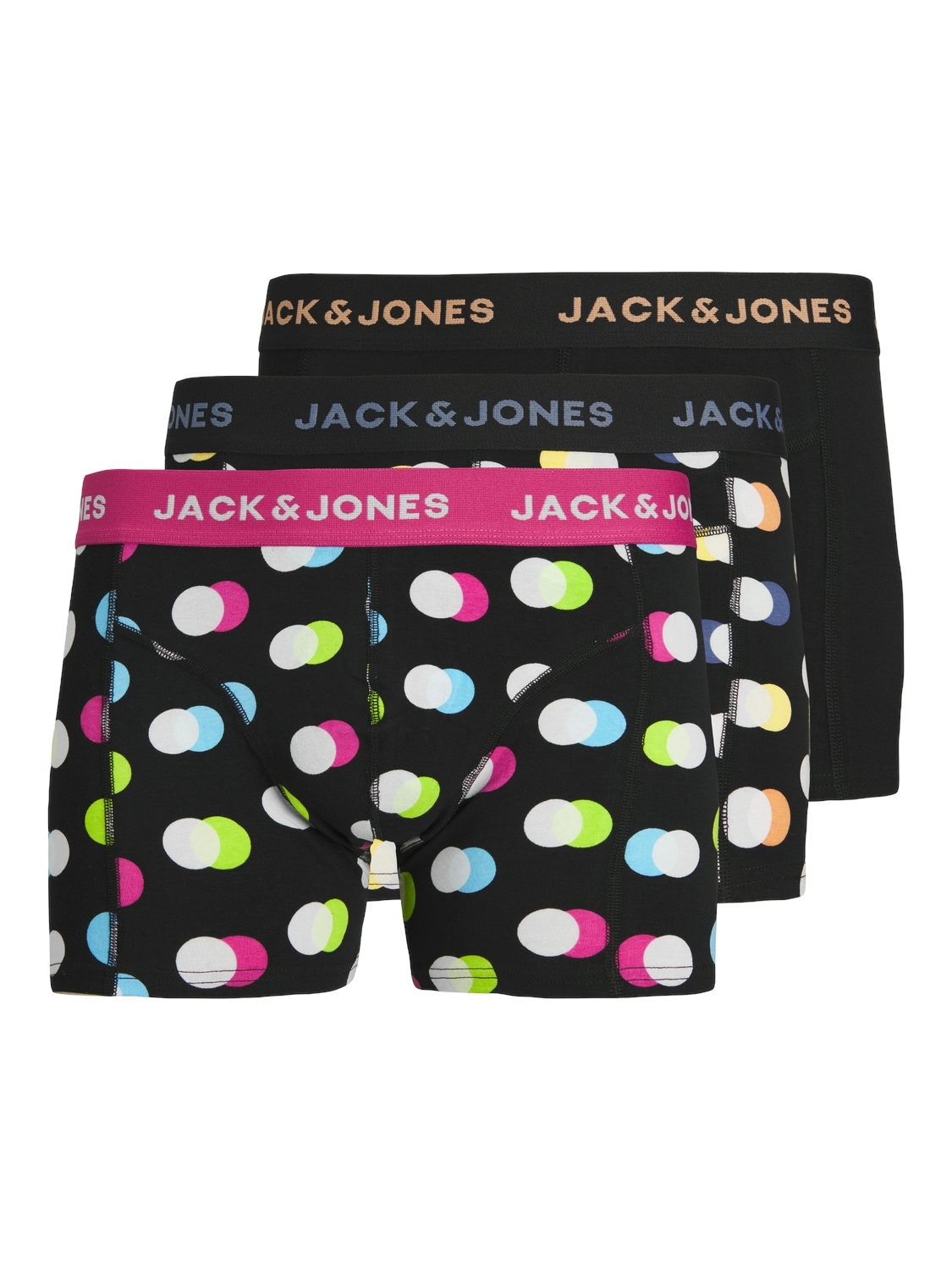 Jack & Jones Boxershorts »JACREESE TRUNKS 3 PACK SN«, (Packung, 3 St.) von jack & jones