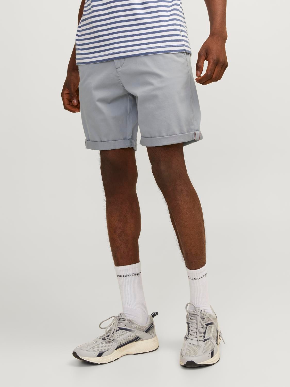 Jack & Jones Chinoshorts »JPSTBOWIE JJSHORTS S«, mit Aufschlag von jack & jones