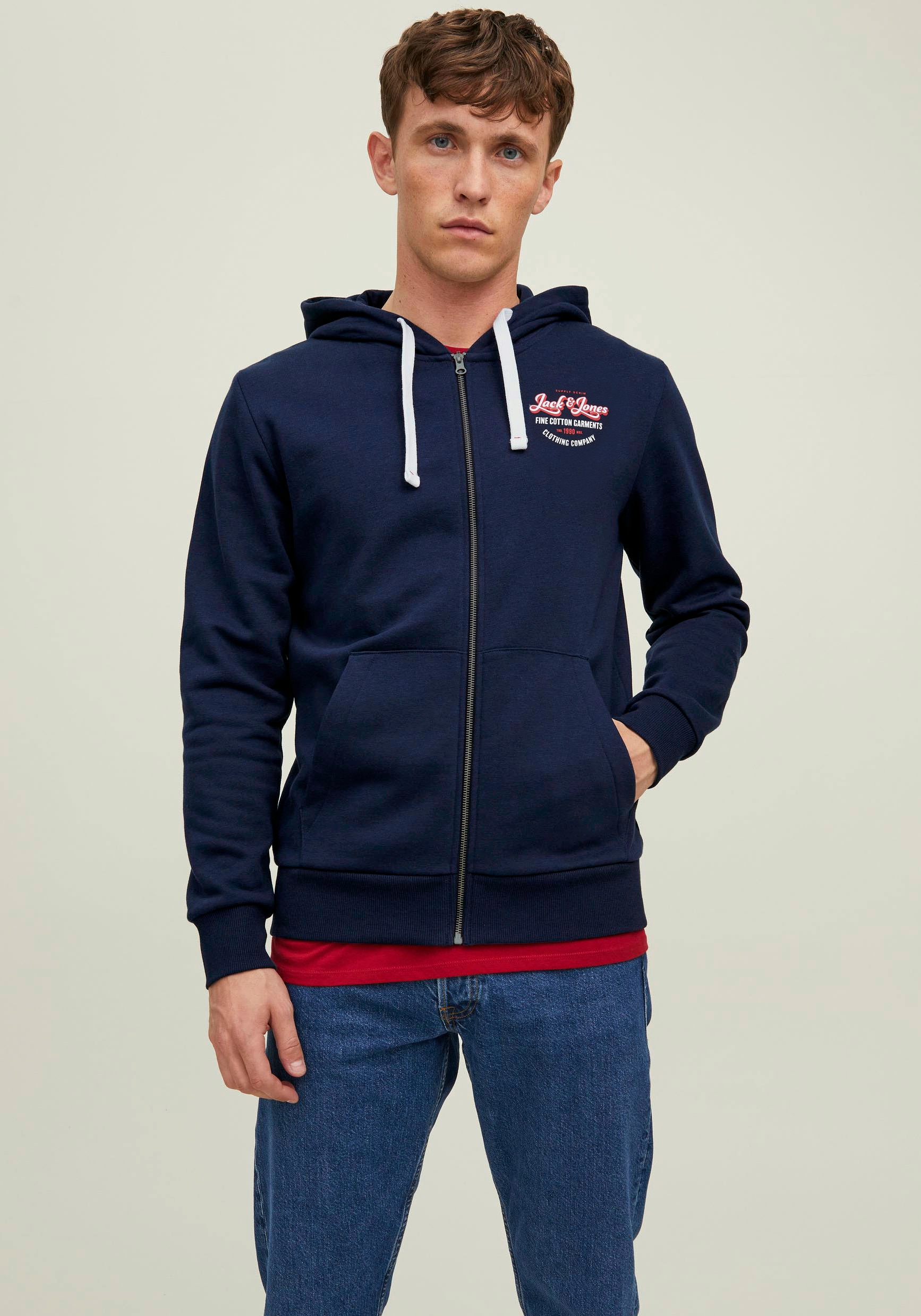 Jack & Jones Kapuzensweatjacke »JJ JJANDY SWEAT ZIP HOOD« von jack & jones