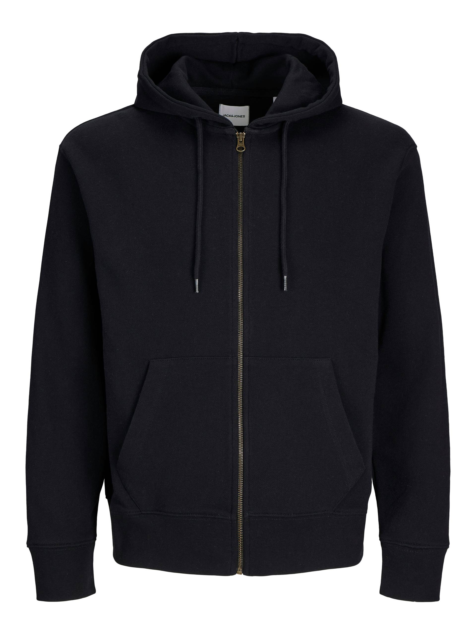 Jack & Jones Kapuzensweatjacke »JJECHARGE SWEAT ZIP HOOD NOOS«, mit Rippbündchen von jack & jones