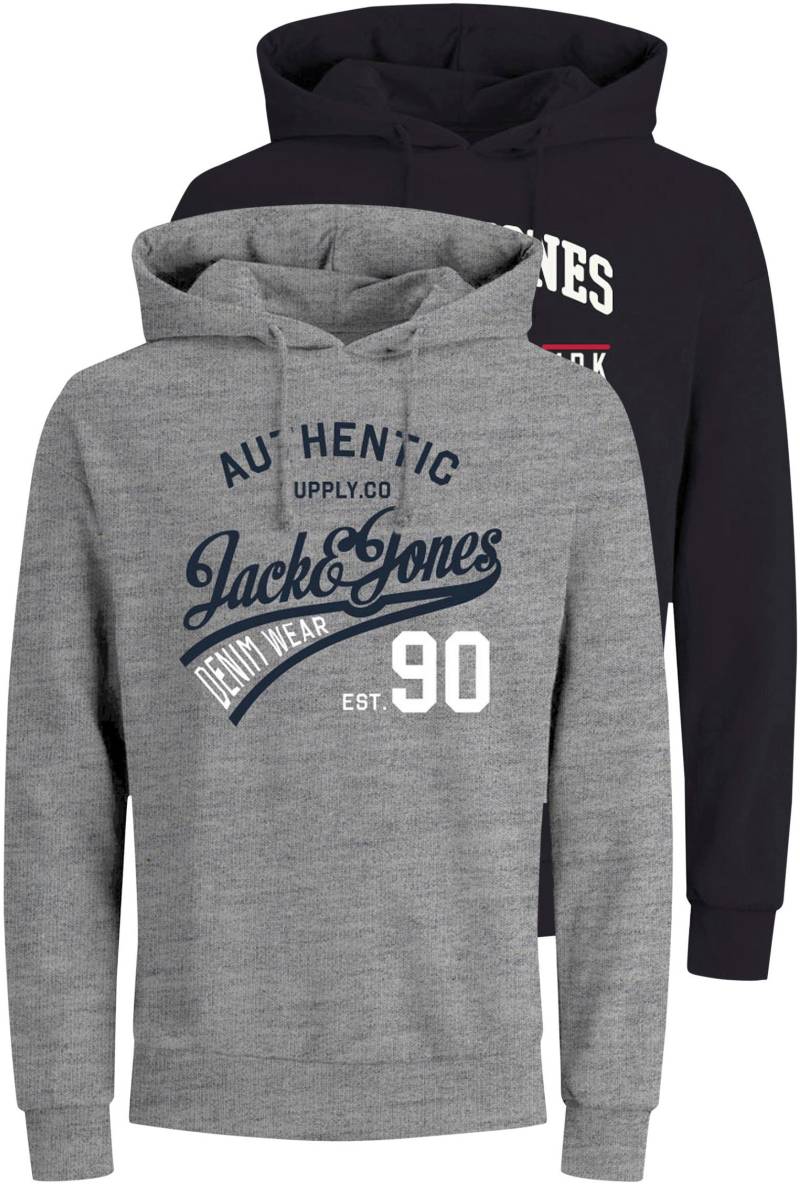 Jack & Jones Kapuzensweatshirt »ETHAN SWEAT HOOD 2PK« von jack & jones