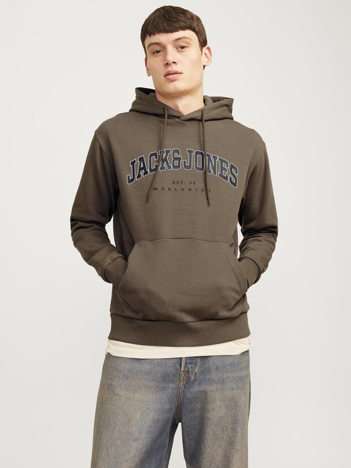 Jack & Jones Kapuzensweatshirt »JJECALEB VARSITY SWEAT HOOD NOOS« von jack & jones