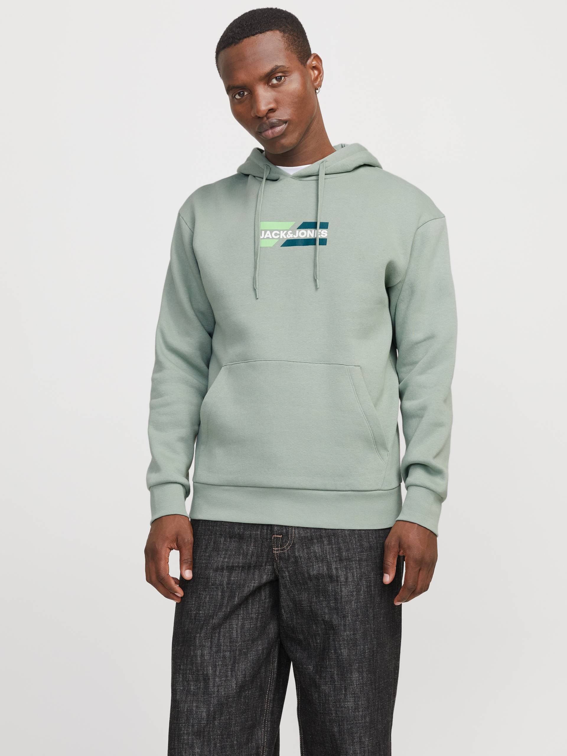 Jack & Jones Kapuzensweatshirt »JJECORP GRAPHIC SWEAT HOOD NOOS«, mit Logo Print von jack & jones