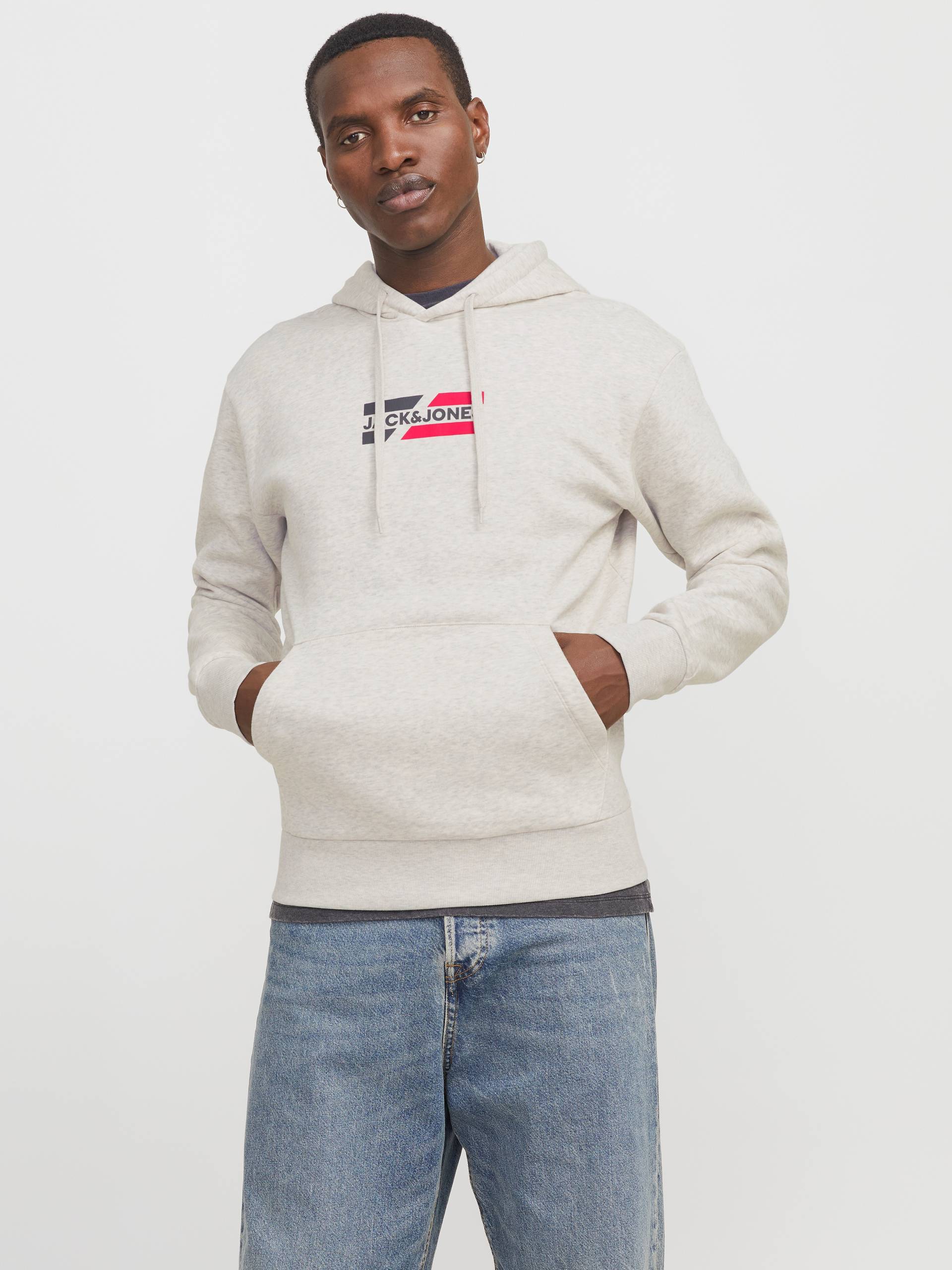 Jack & Jones Kapuzensweatshirt »JJECORP GRAPHIC SWEAT HOOD NOOS«, mit Logo Print von jack & jones