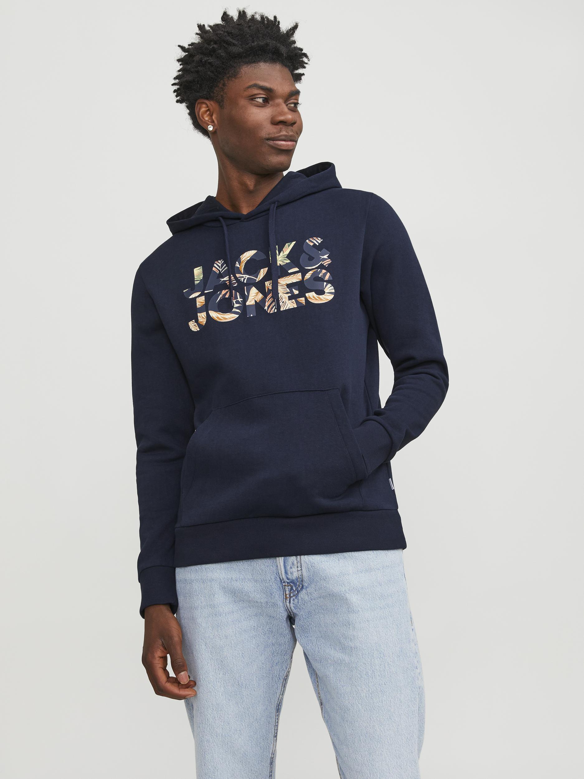 Jack & Jones Kapuzensweatshirt »JJEJEFF CORP LOGO SWEAT HOOD LN« von jack & jones