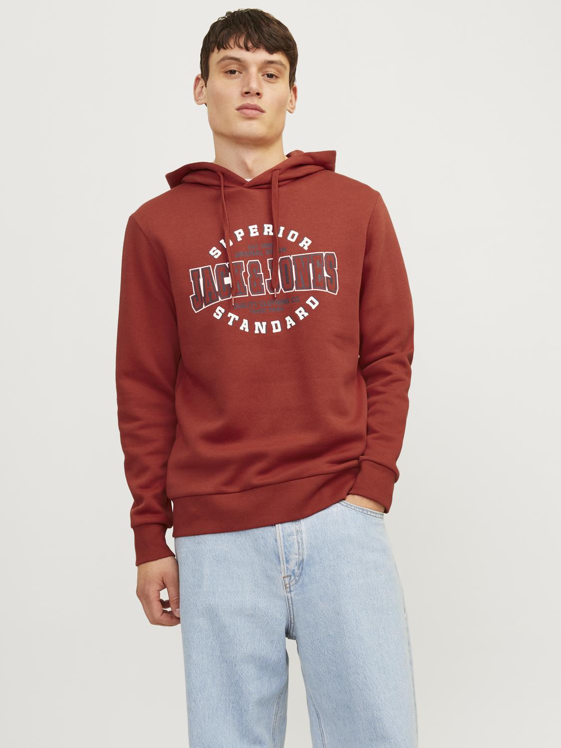 Jack & Jones Kapuzensweatshirt »JJELOGO SWEAT HOOD 2 COL 24/25 NOOS«, mit Logo Print von jack & jones