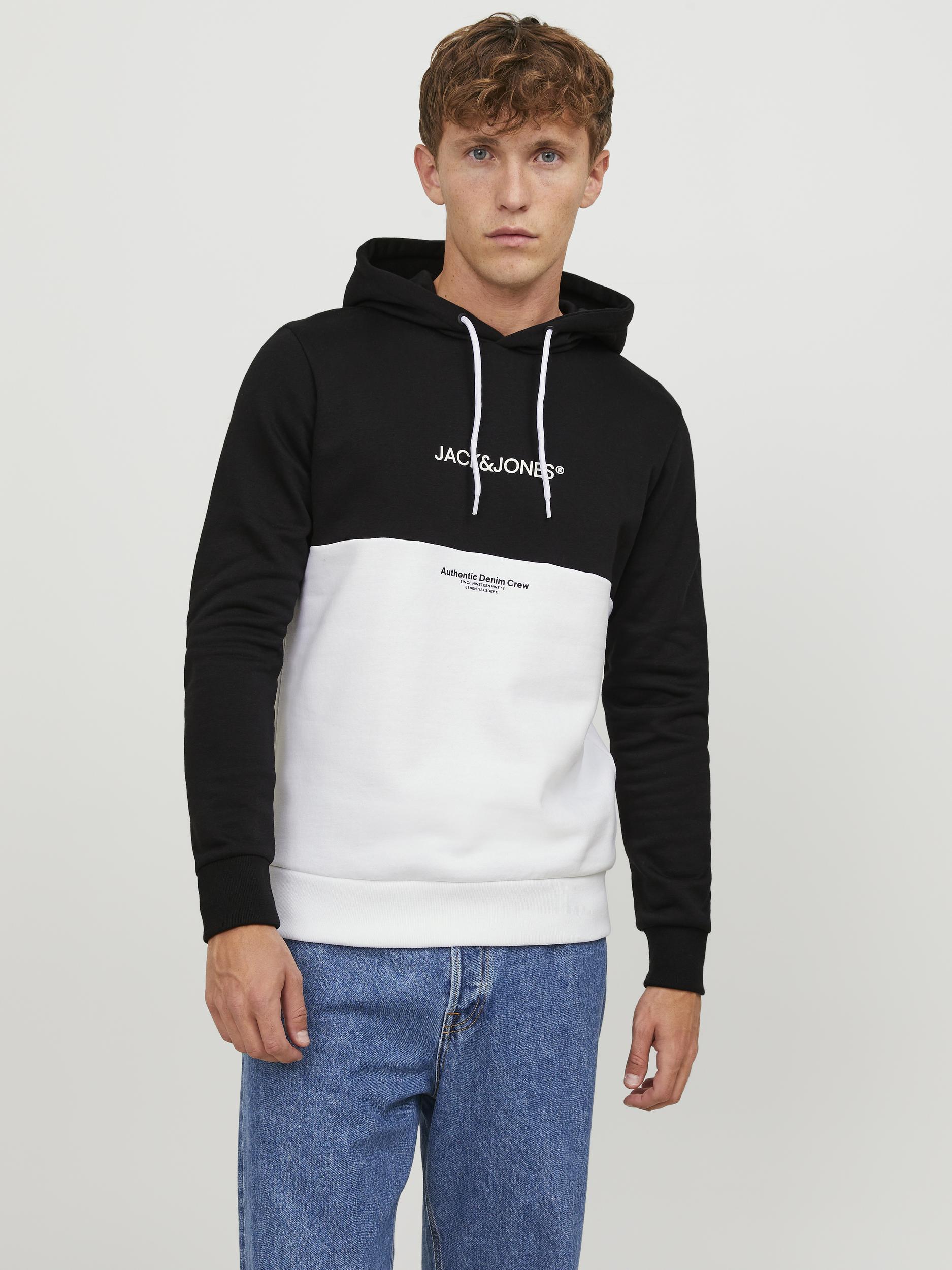 Jack & Jones Kapuzensweatshirt »JJERYDER BLOCKING SWEAT HOOD NOOS« von jack & jones