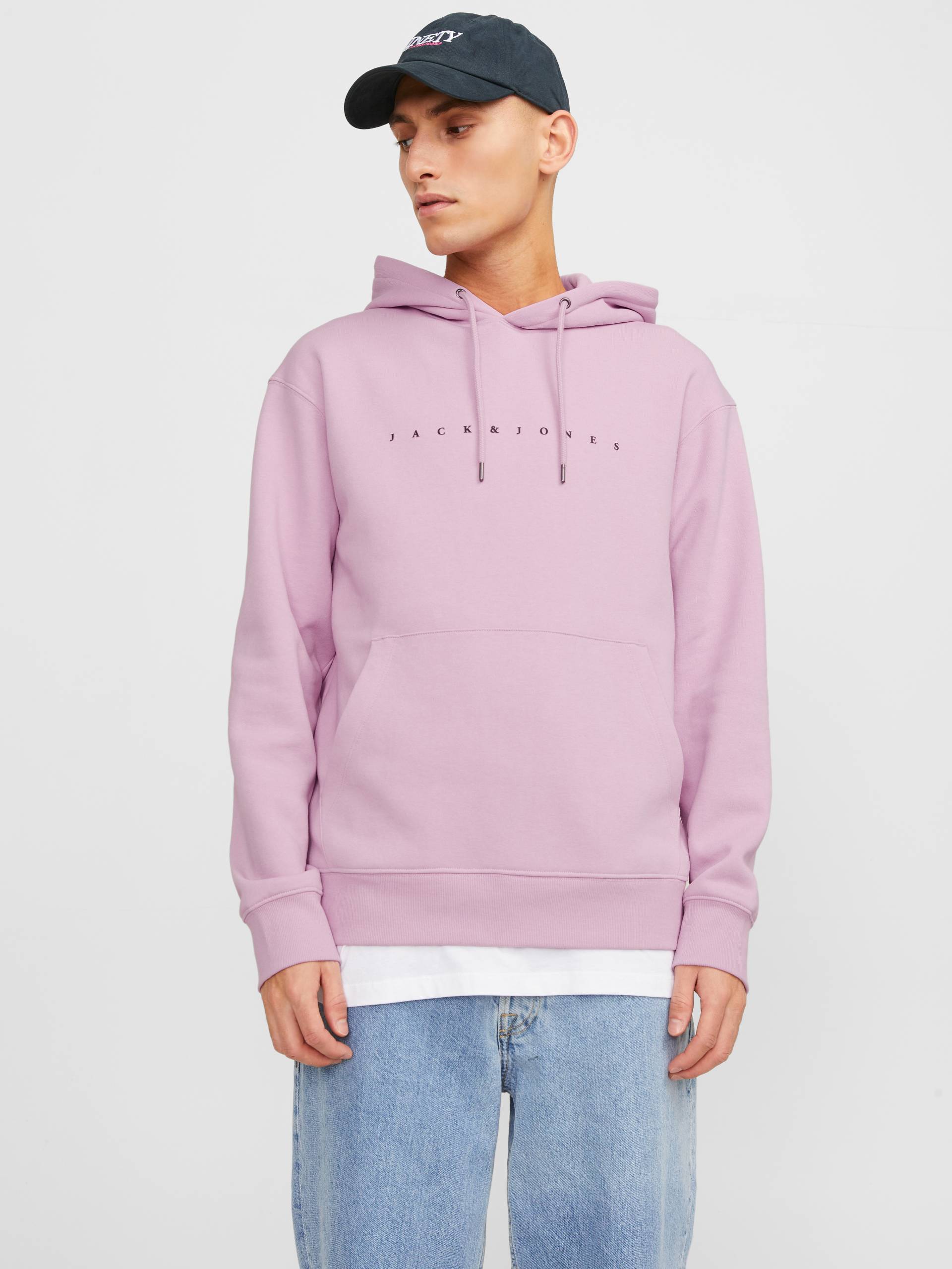 Jack & Jones Kapuzensweatshirt »JJESTAR JJ SWEAT HOOD NOOS«, mit Logo Print im 3D Look von jack & jones