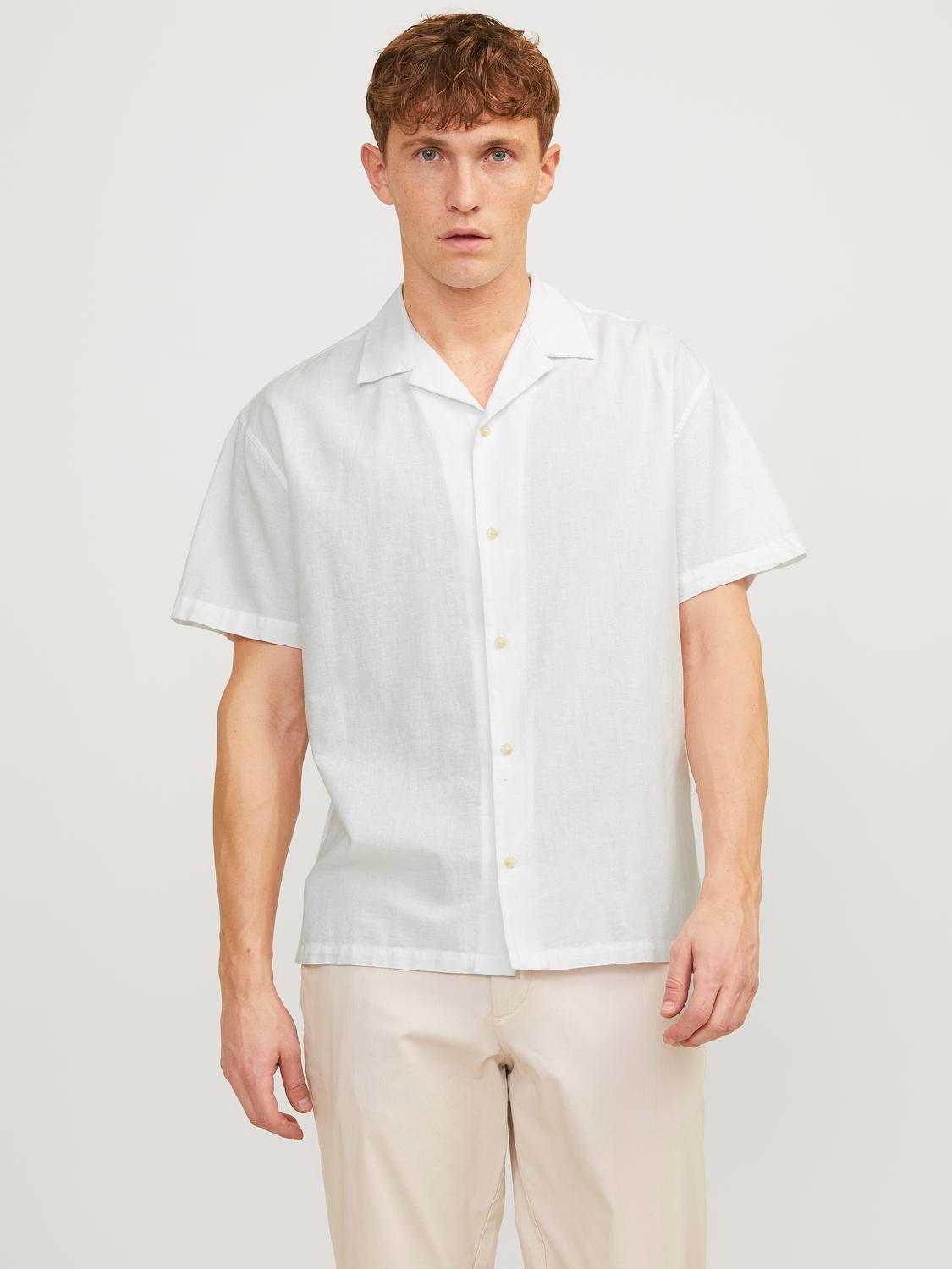 Jack & Jones Kurzarmhemd »JJESUMMER RESORT LINEN BLEND SHIRT SS SN« Jack & Jones Kurzarmhemd »JJESUMMER RESORT LINEN BLEND SHIRT SS SN« von jack & jones
