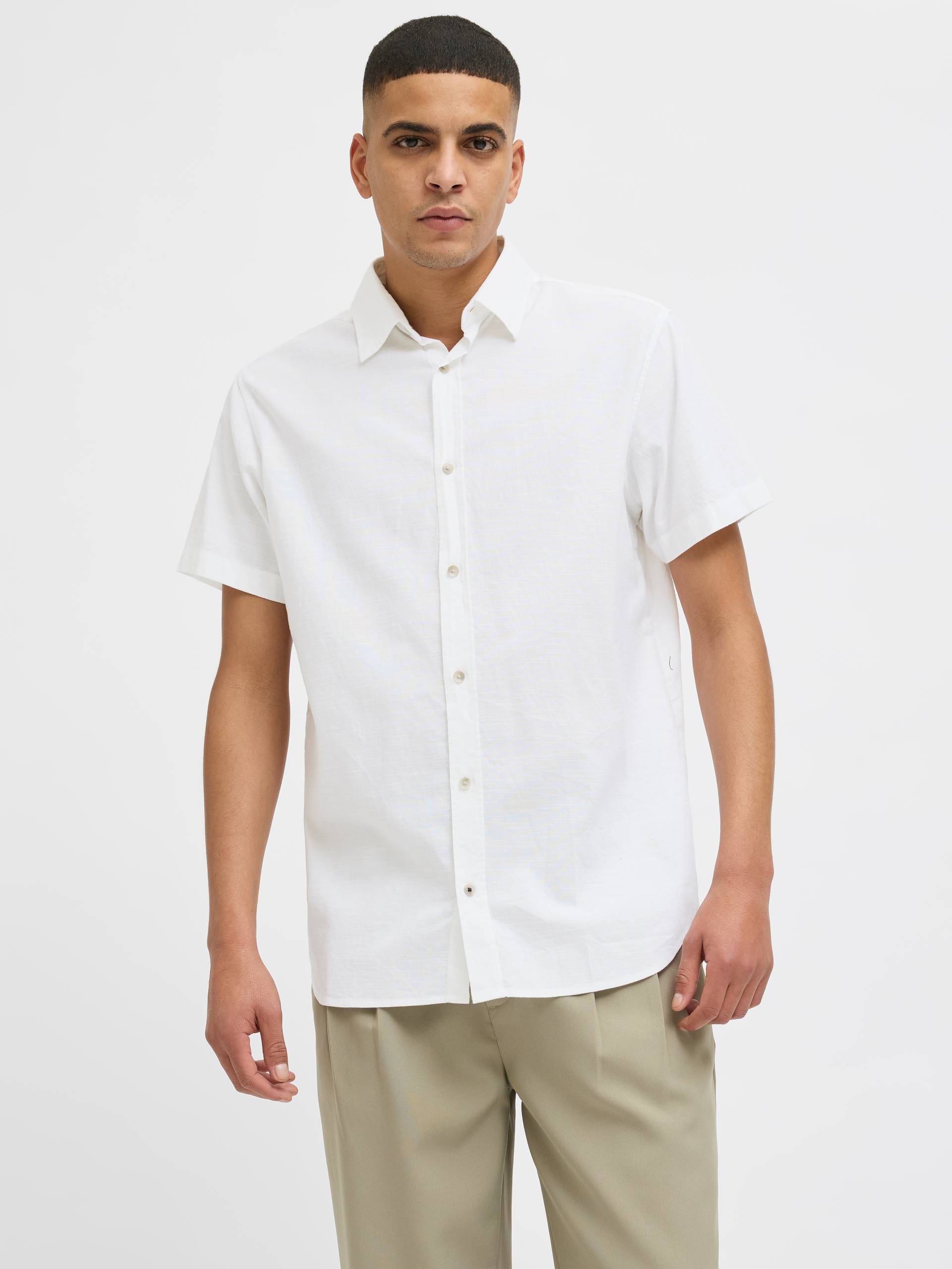 Jack & Jones Kurzarmhemd »JJPIERRE SLUB SHIRT SS« Jack & Jones Kurzarmhemd »JJPIERRE SLUB SHIRT SS« von jack & jones