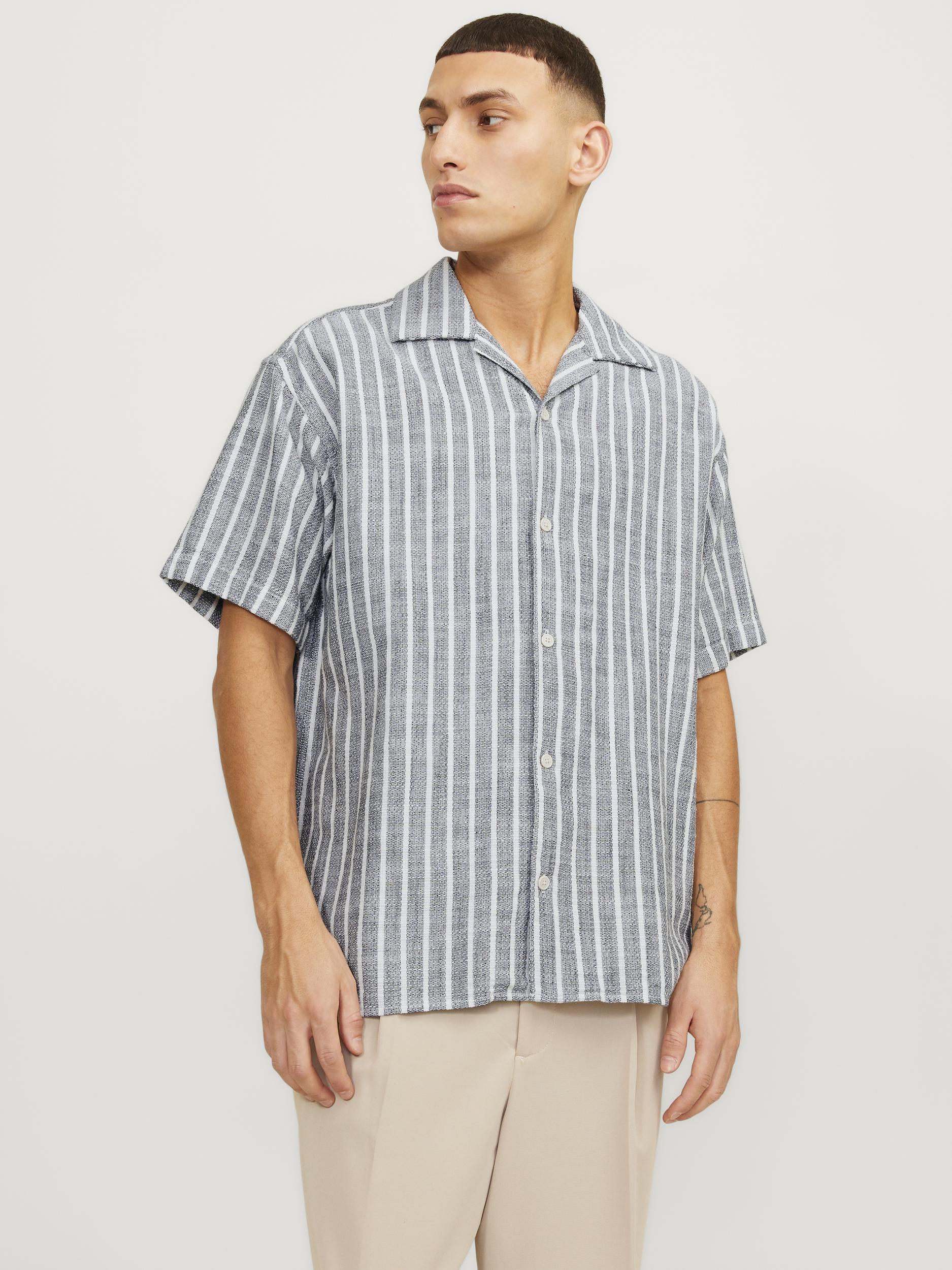 Jack & Jones Kurzarmhemd »JORCABANA STRIPE SHIRT SS SN« Jack & Jones Kurzarmhemd »JORCABANA STRIPE SHIRT SS SN« von jack & jones