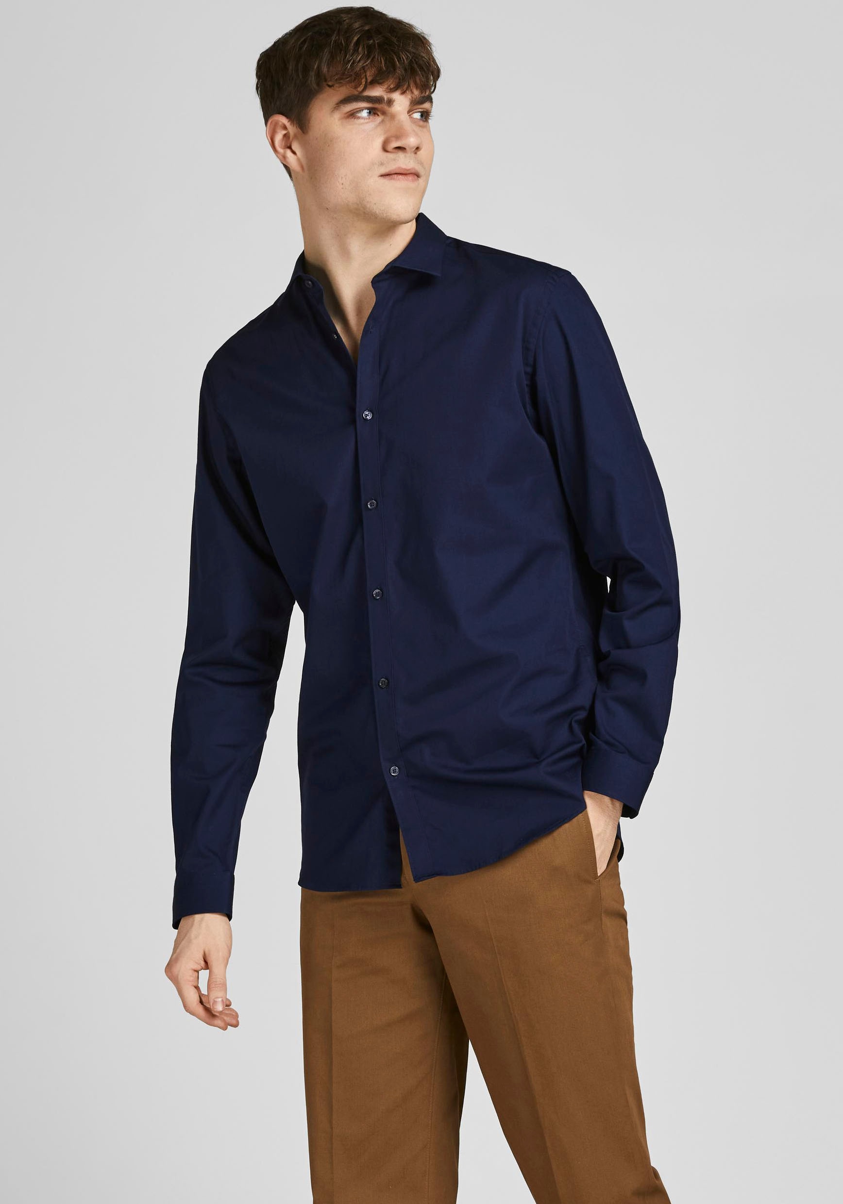 Jack & Jones Langarmhemd »CARDIFF SHIRT« von jack & jones