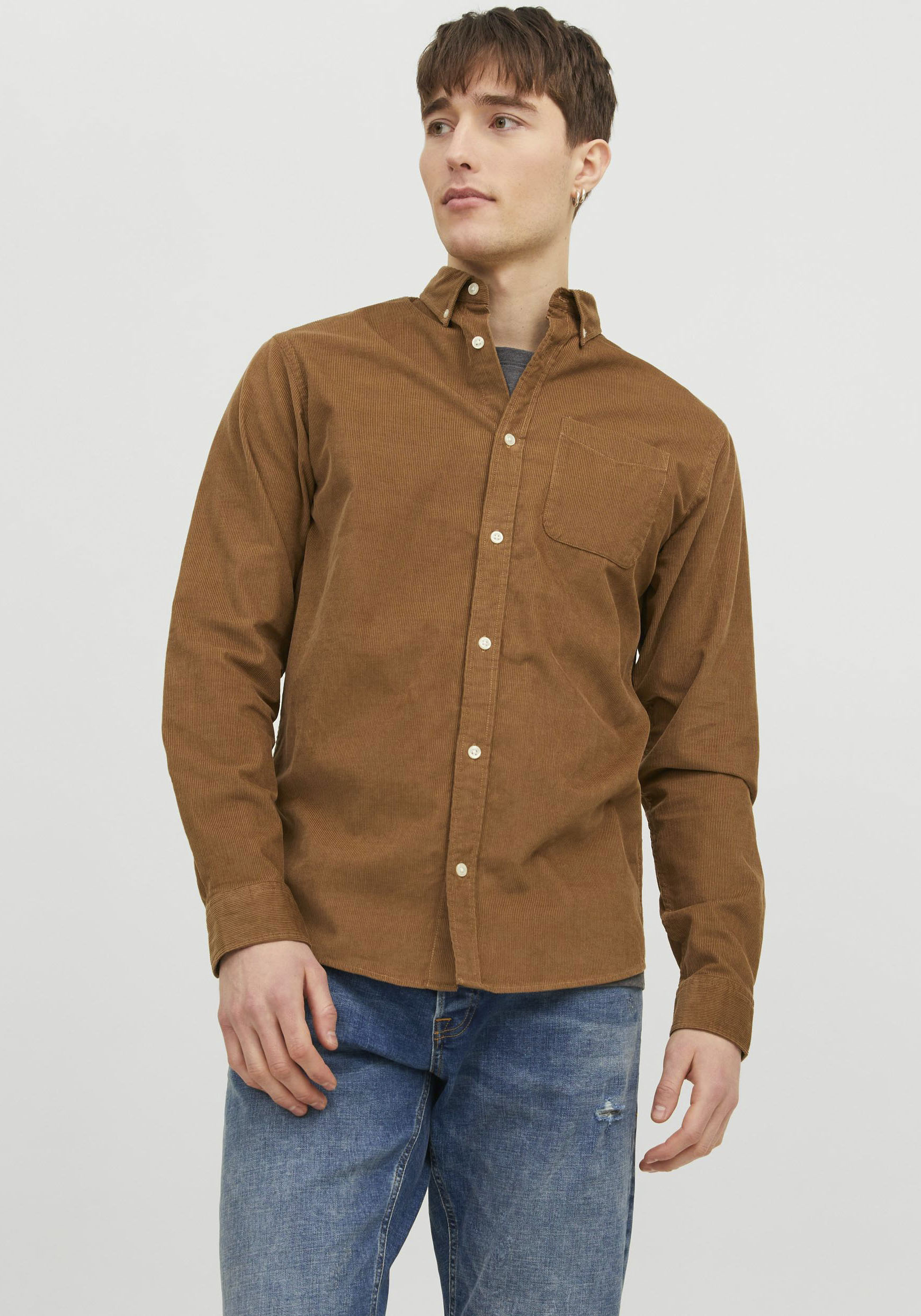 Jack & Jones Langarmhemd »JJECLASSIC CORD SHIRT LS SN«, aus Cord von jack & jones