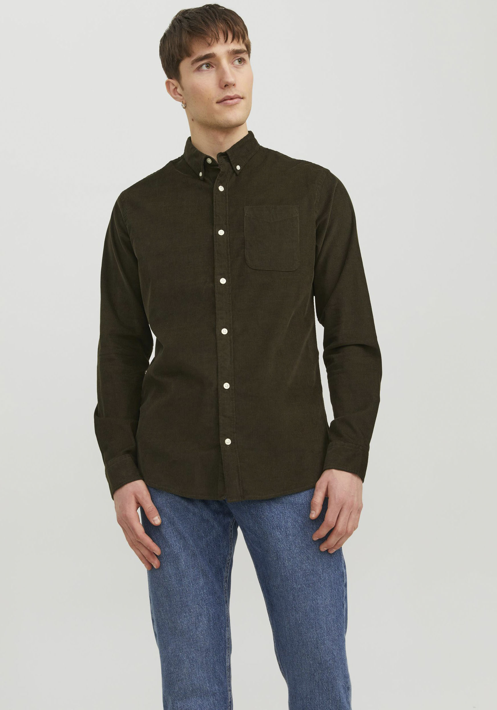 Jack & Jones Langarmhemd »JJECLASSIC CORD SHIRT LS SN«, aus Cord von jack & jones