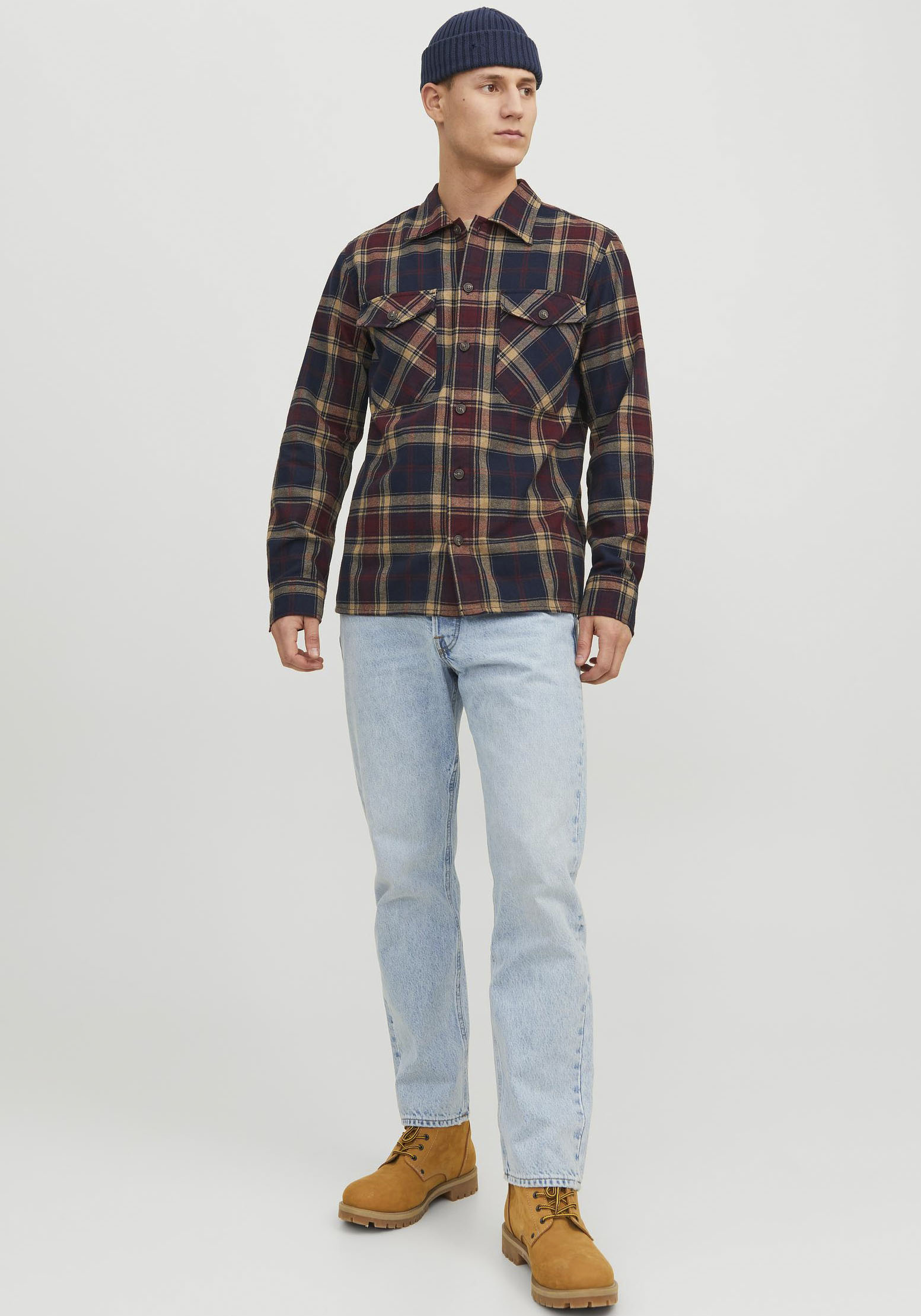 Jack & Jones Langarmhemd »JJEEDDIE OVERSHIRT LS NOOS« Jack & Jones Langarmhemd »JJEEDDIE OVERSHIRT LS NOOS« von jack & jones