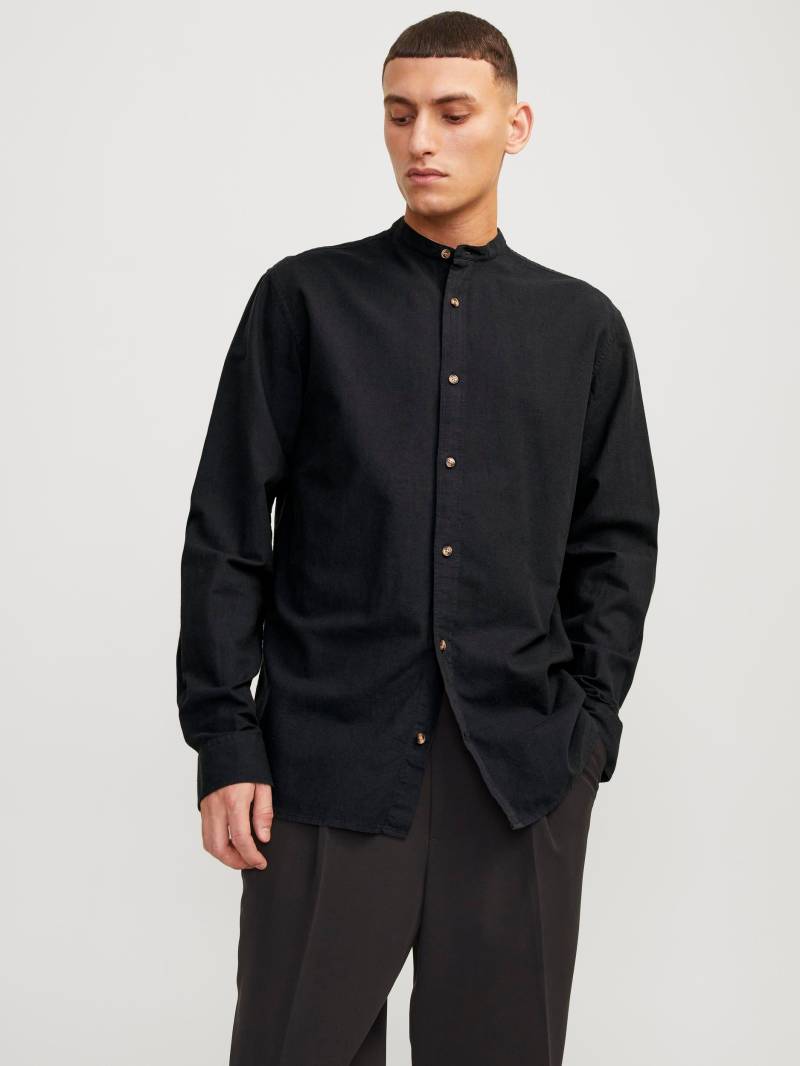 Jack & Jones Langarmhemd »JJESUMMER BAND LINEN BLEND SHIRT LS SN« von jack & jones