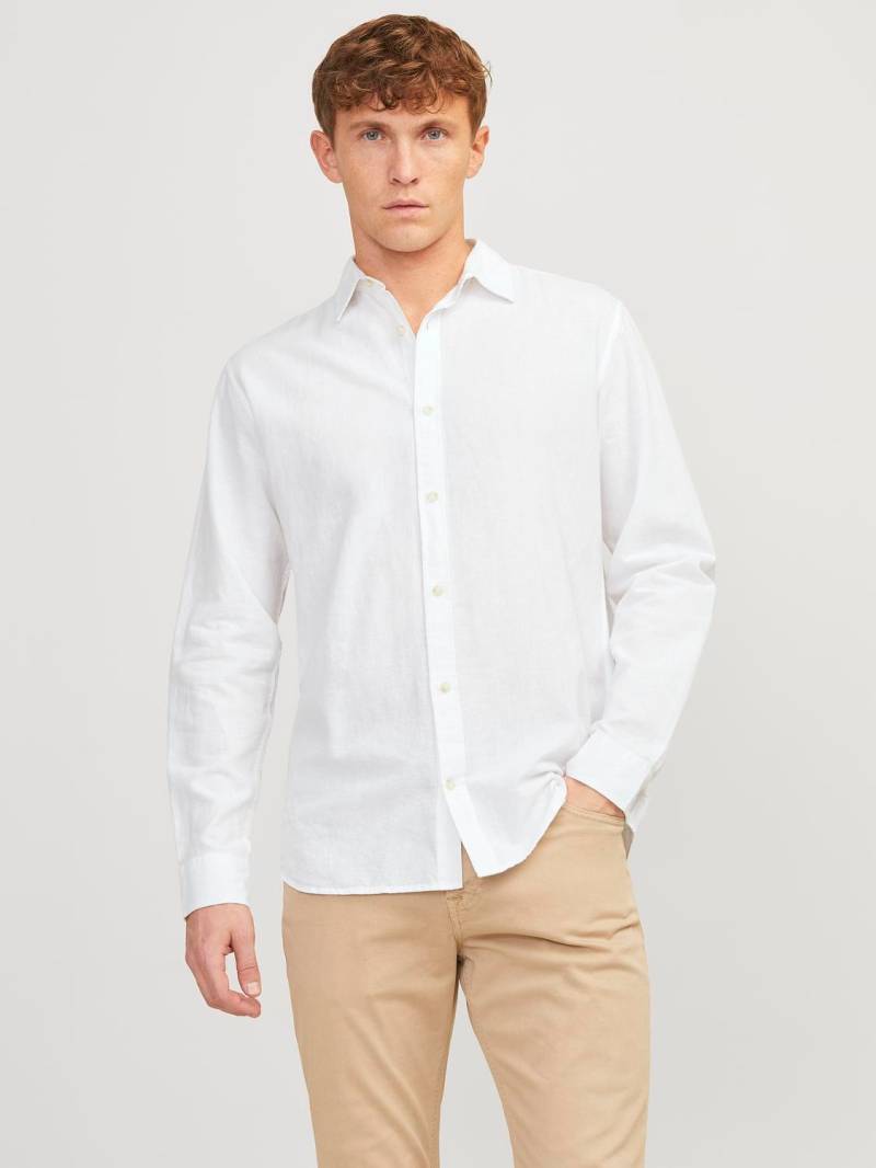 Jack & Jones Langarmhemd »JJESUMMER LINEN BLEND SHIRT LS SN« von jack & jones